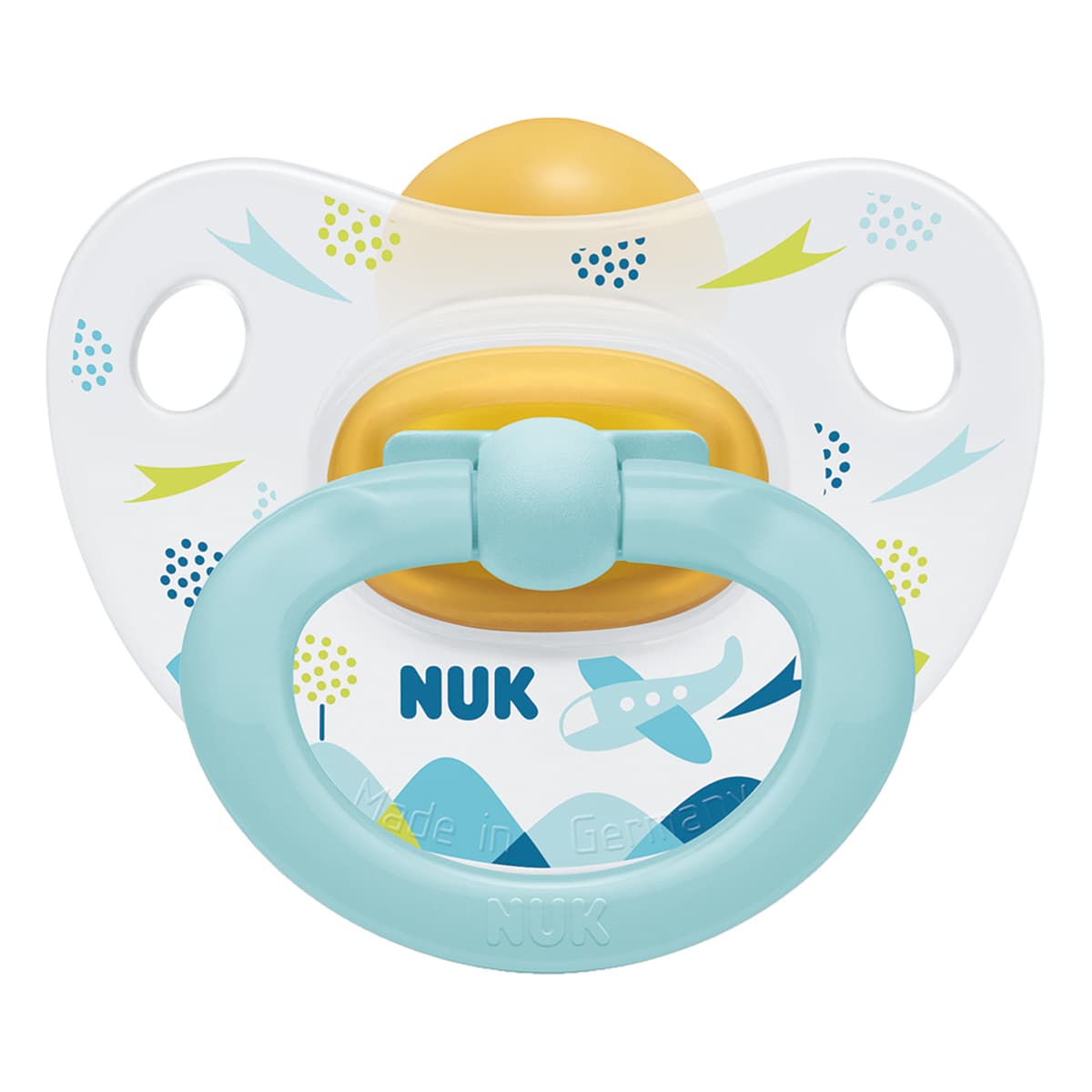 

Пустышка NUK Happy Kids Plane р 2 10734011/2 ТМ: NUK, 10734011/2