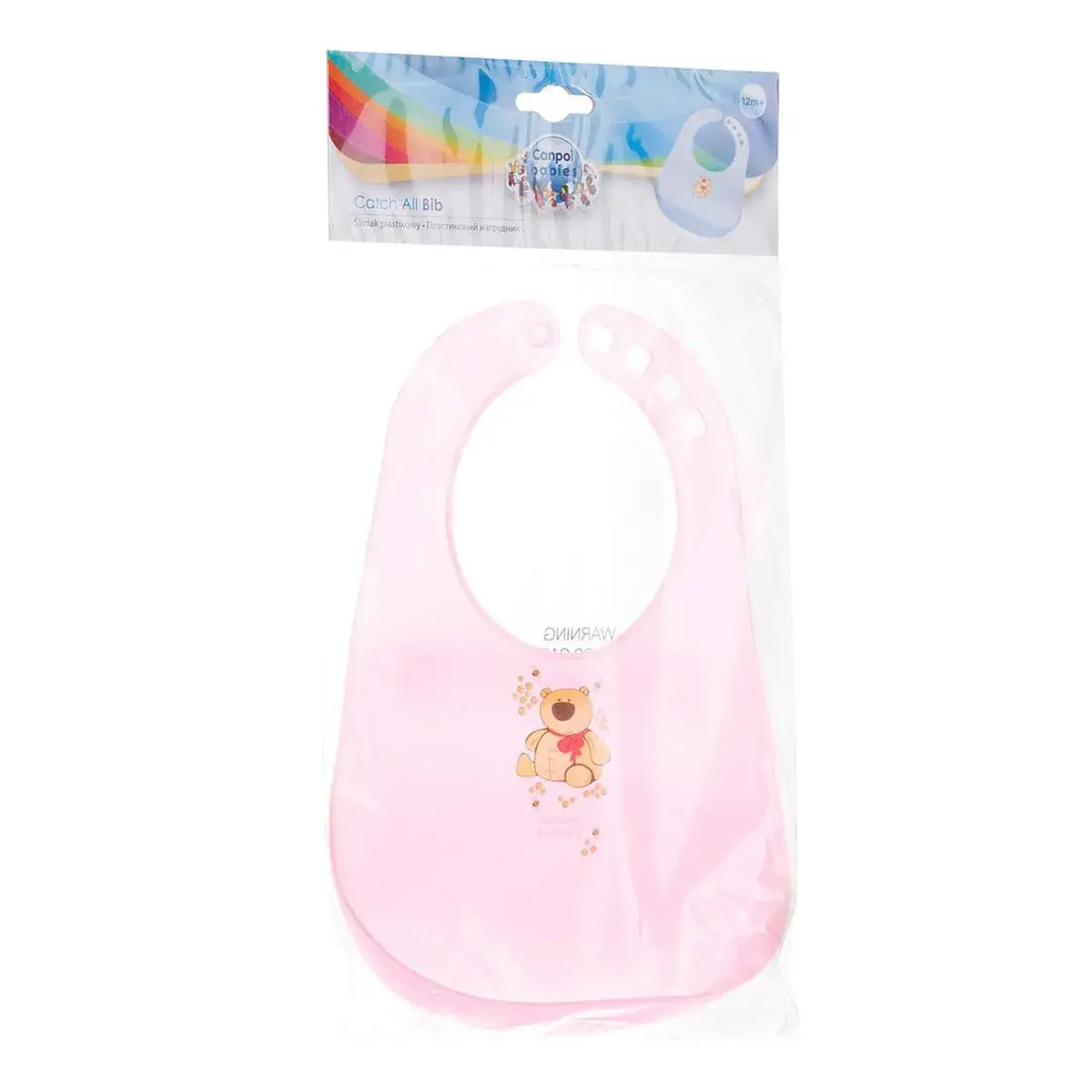 Нагрудник пластиковий Canpol babies Bear Girl - 34