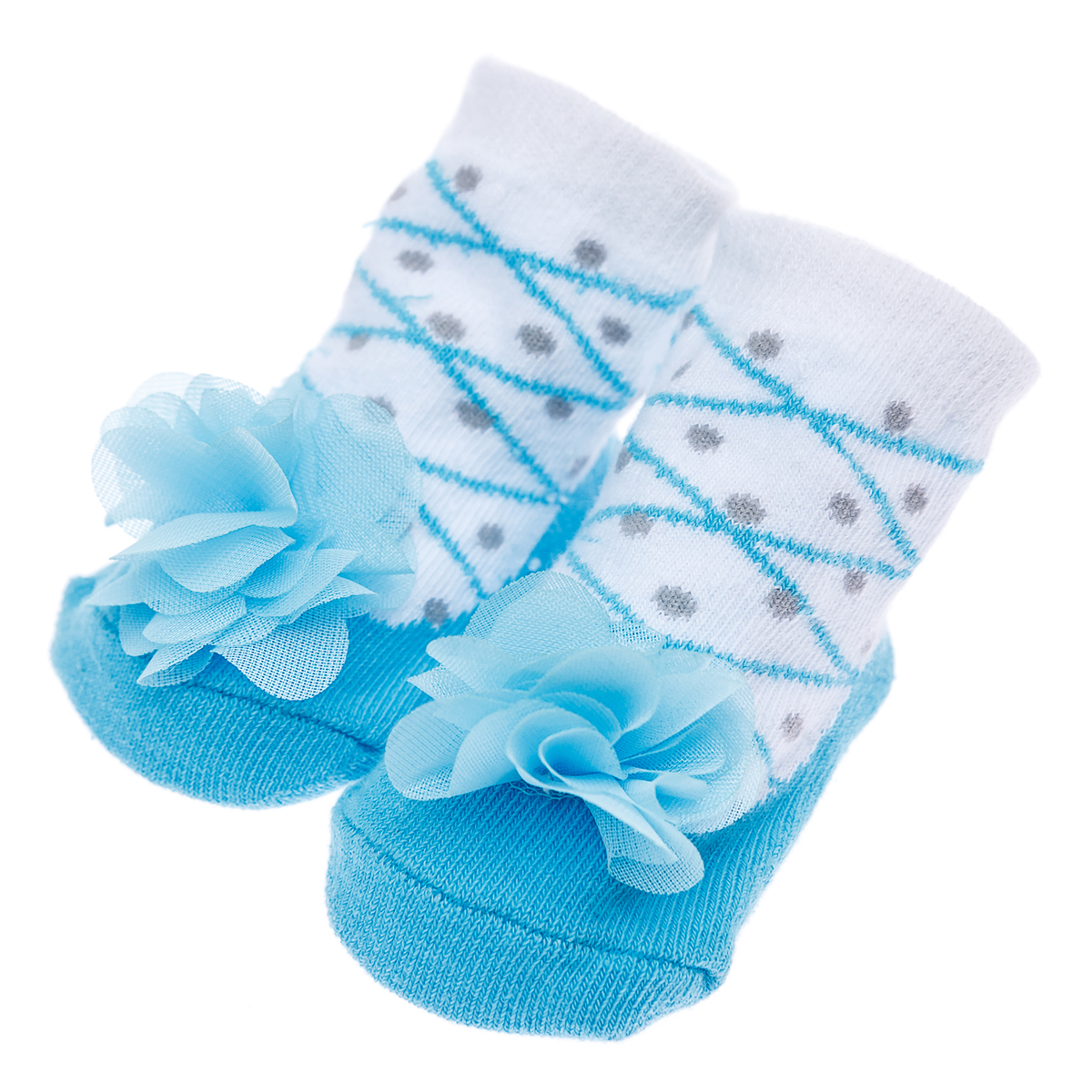 

Носки Soxo Spring mood Light Blue, р. -18 37173 ТМ: SOXO, Белый с голубым, 37173