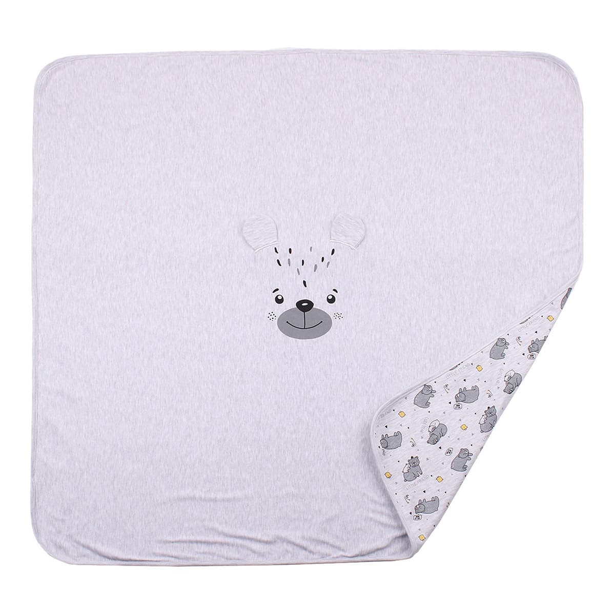 

Одеяло Фламинго Teddy Bear 90x85 394-018 ТМ: ФЛАМИНГО, Бежевый с серым, 394-018