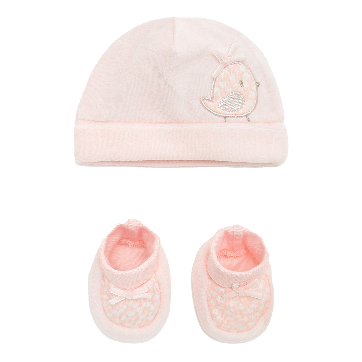 

Комплект BluKids Шапка Пинетки Bird Rose, р.  5937434 ТМ: BluKids, Розовый, 5937434
