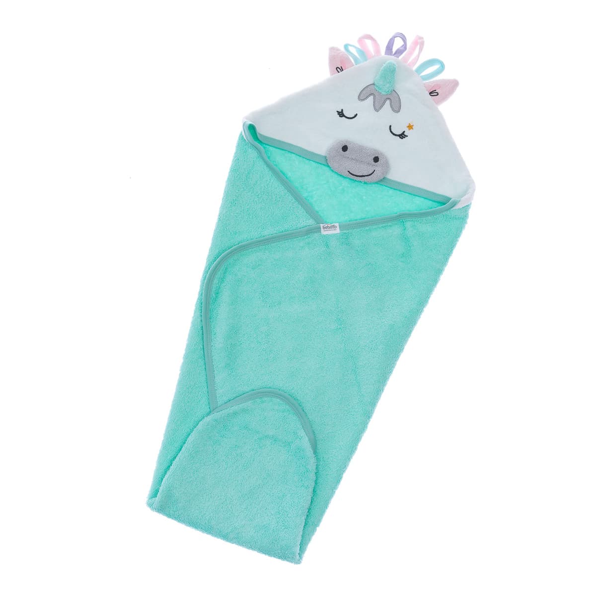 

Полотенце-уголок Bebetto Unicorns 80х80 H434 ТМ: Bebetto, Белый с зеленым, H434