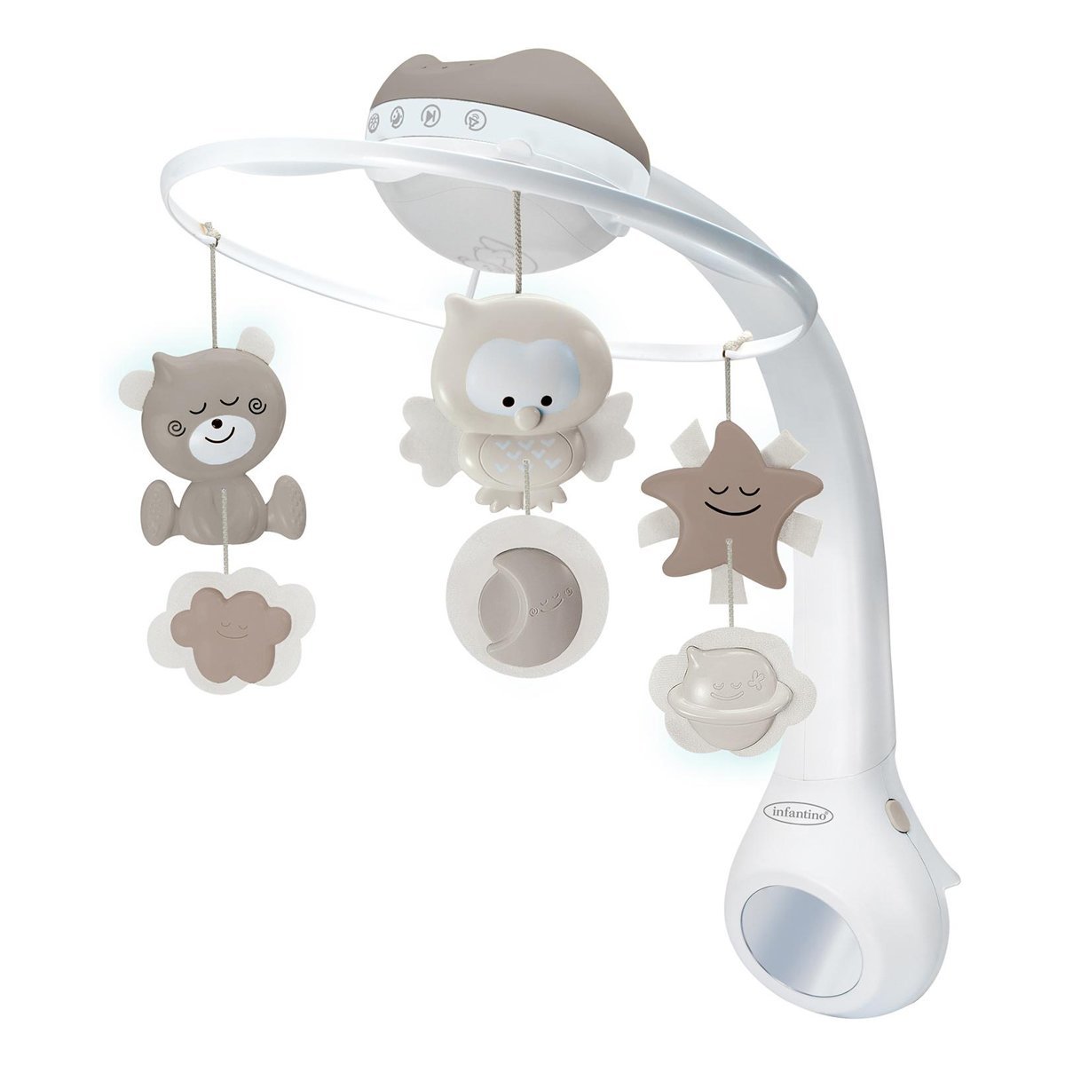 

Музыкальный мобиль Infantino 3 в 1 с проектором Серый 004915I ТМ: Infantino, 004915I