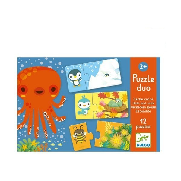 

Игра-пазл Прятки DJ08156 ТМ: Djeco, DJ08156