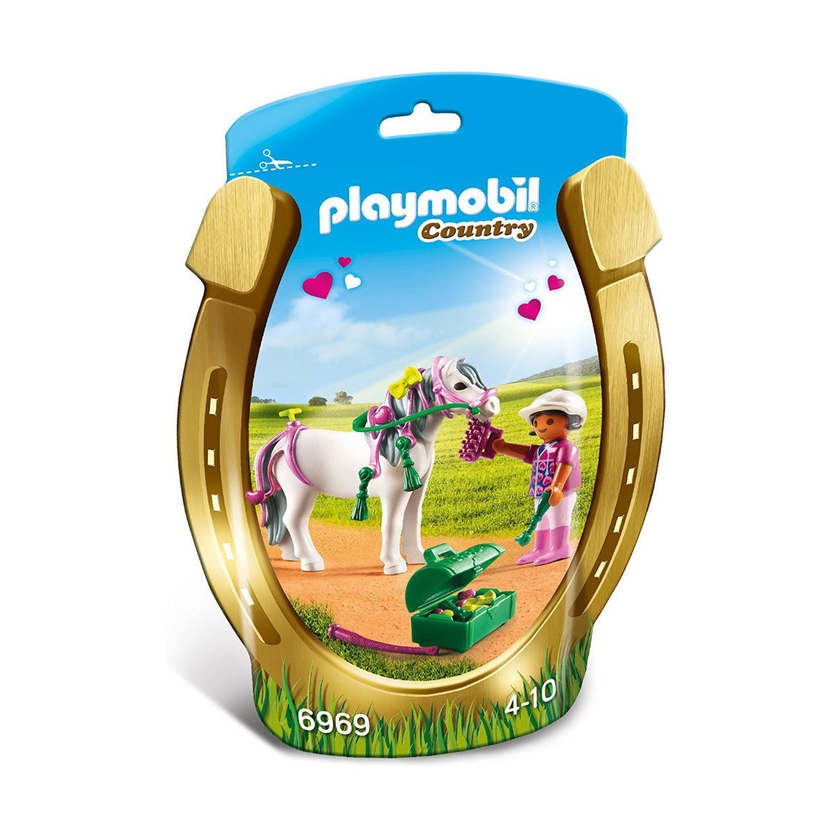 

Игровой набор Playmobil Грумер с пони Херт 6969 ТМ: Playmobil, 6969