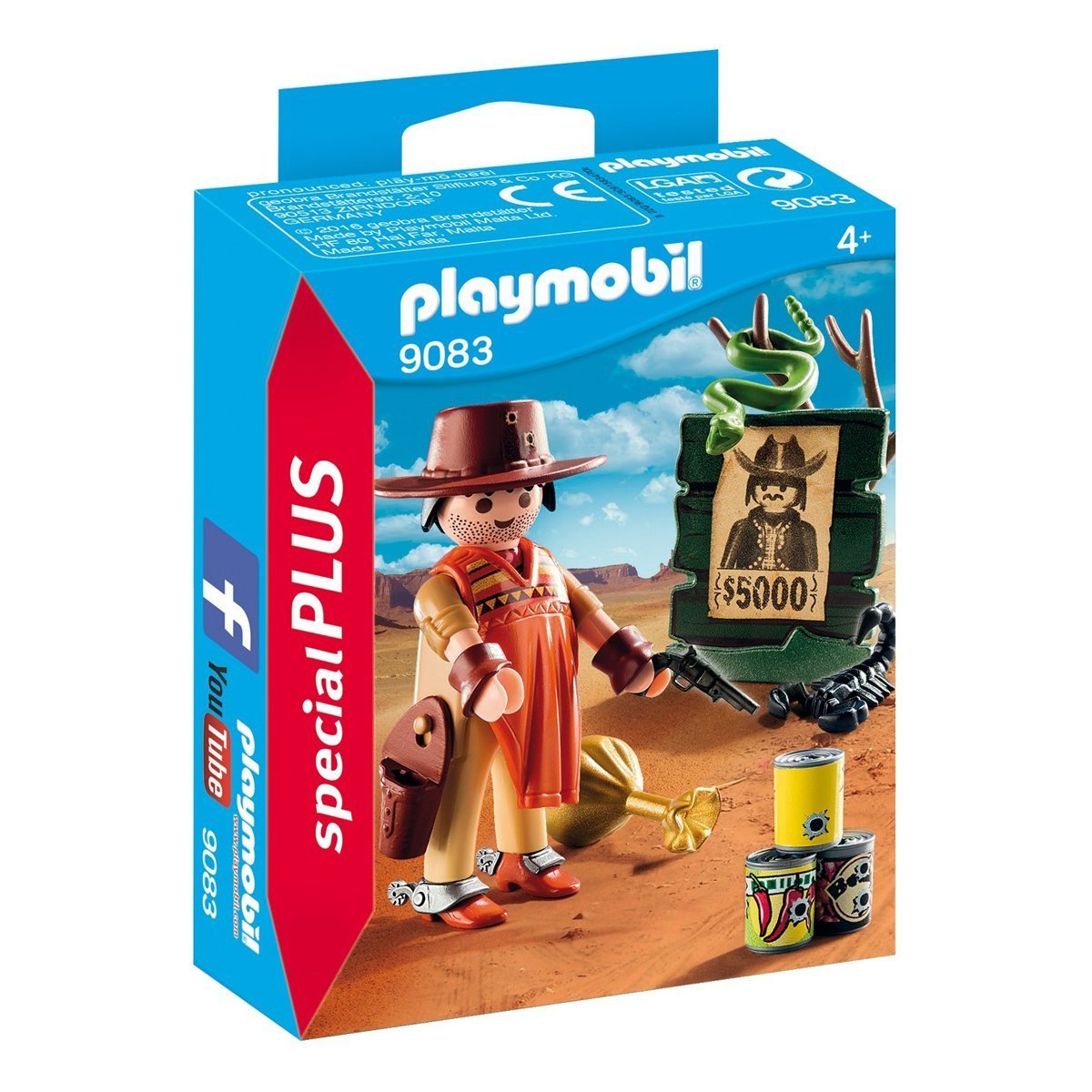

Конструктор Playmobil Ковбой с плакатом 9083 ТМ: Playmobil, 9083