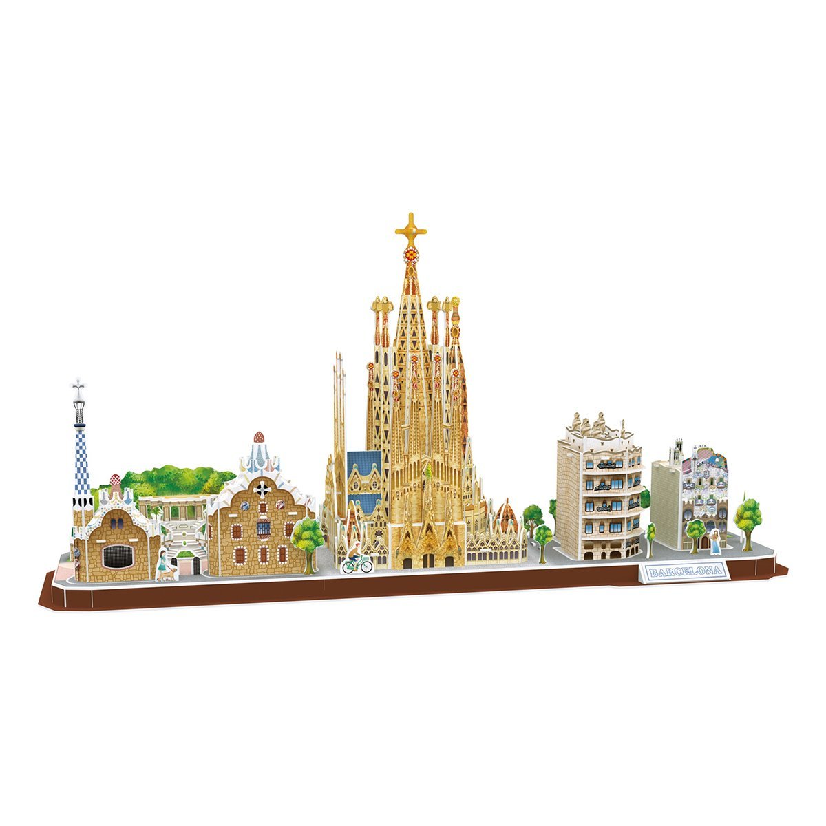 

3D пазл-конструктор Cubic Fun City Line Barcelona 186 деталей MC256h ТМ: CubicFun, MC256h