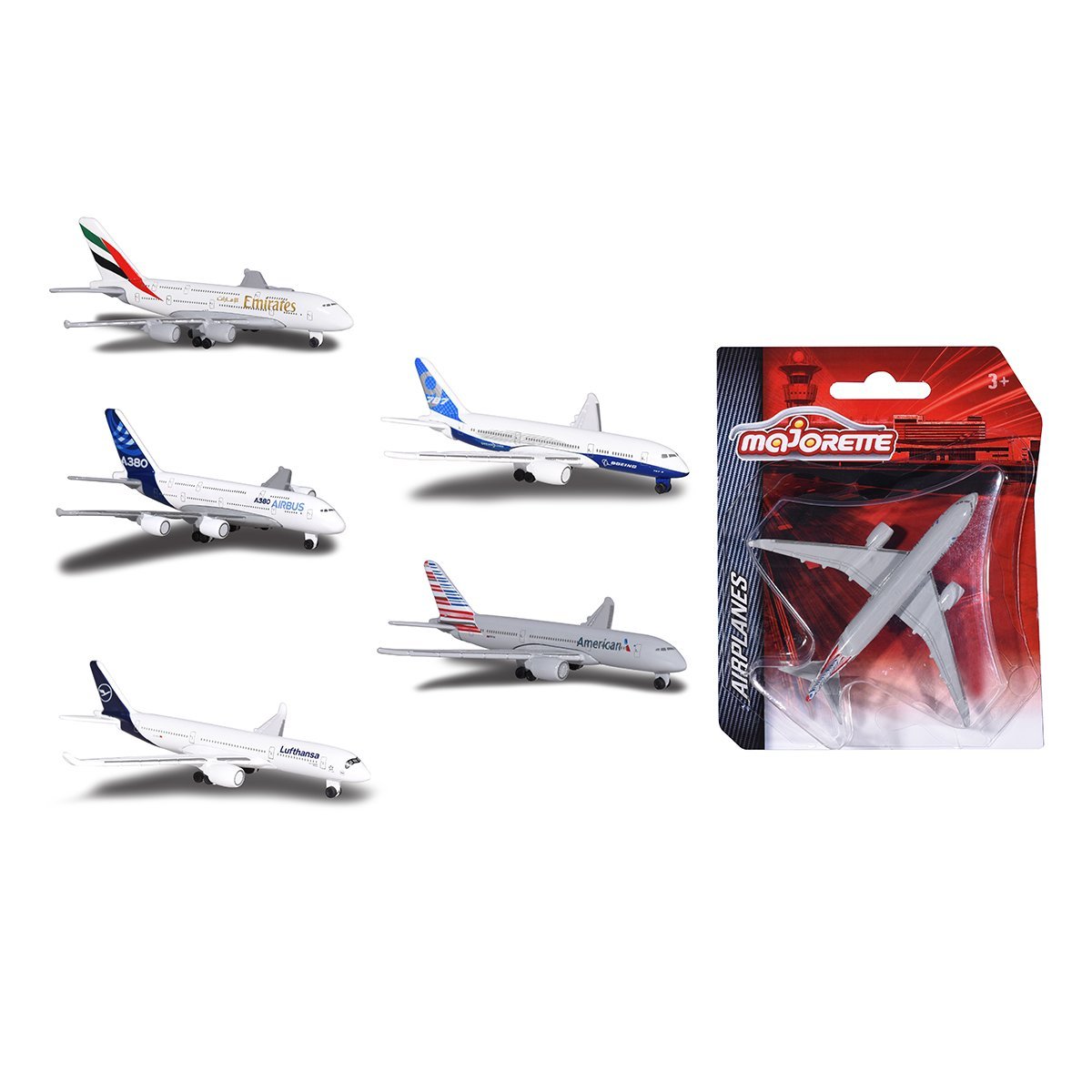 

Самолет Majorette (в ассорт.) 1:64 2057980 ТМ: Majorette, 2057980