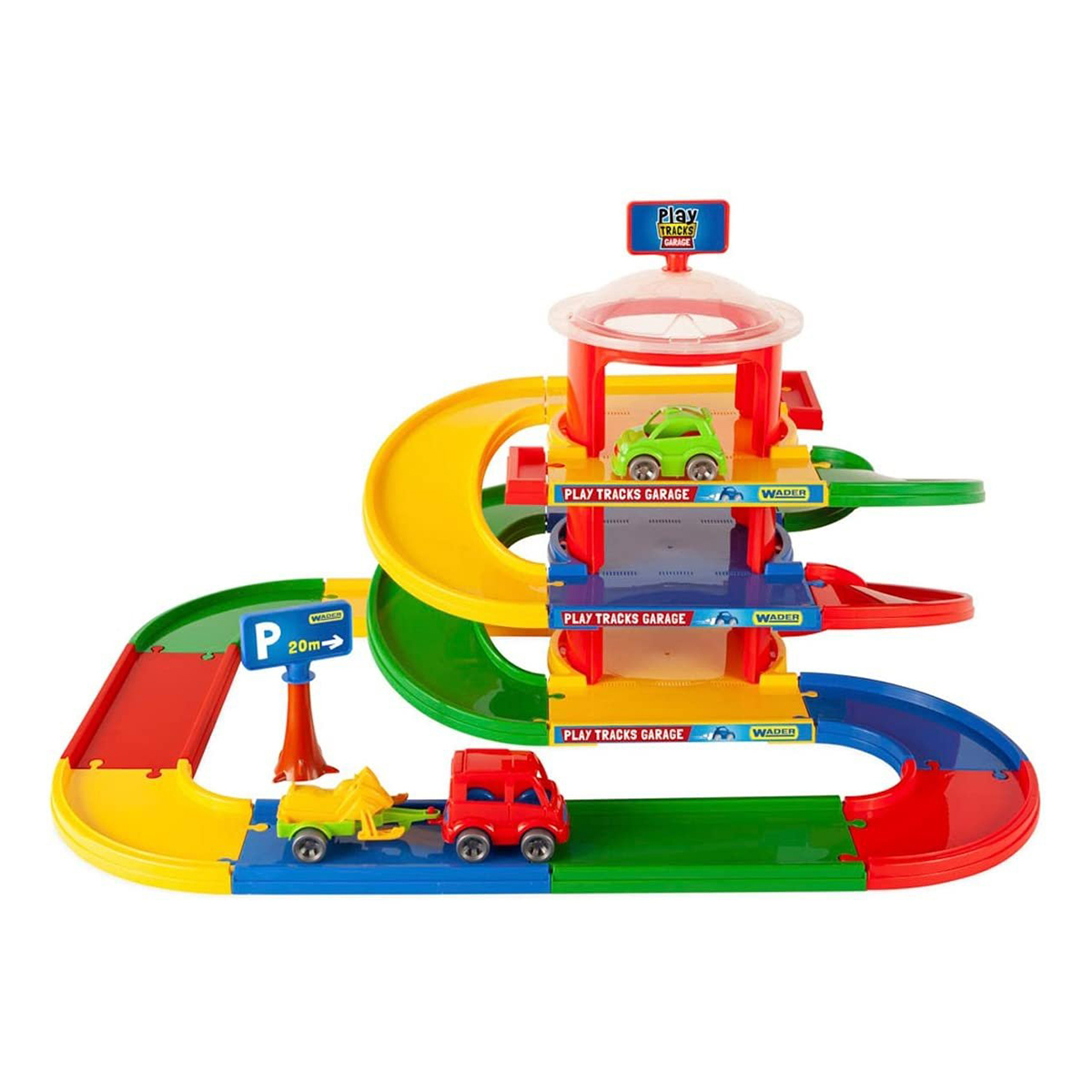 

Игровой набор Wader Play Tracks Гараж 3 уровня 53030 ТМ: Wader, 53030