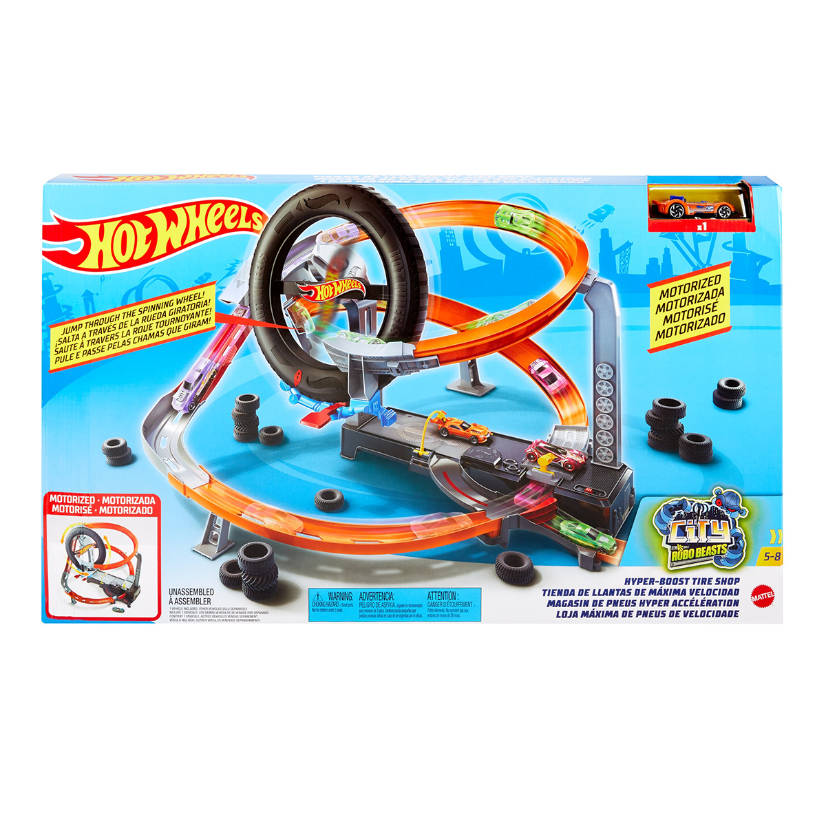 

Игровой набор Hot Wheels Гонки на шиномонтаже GJL16 ТМ: HotWheels, GJL16