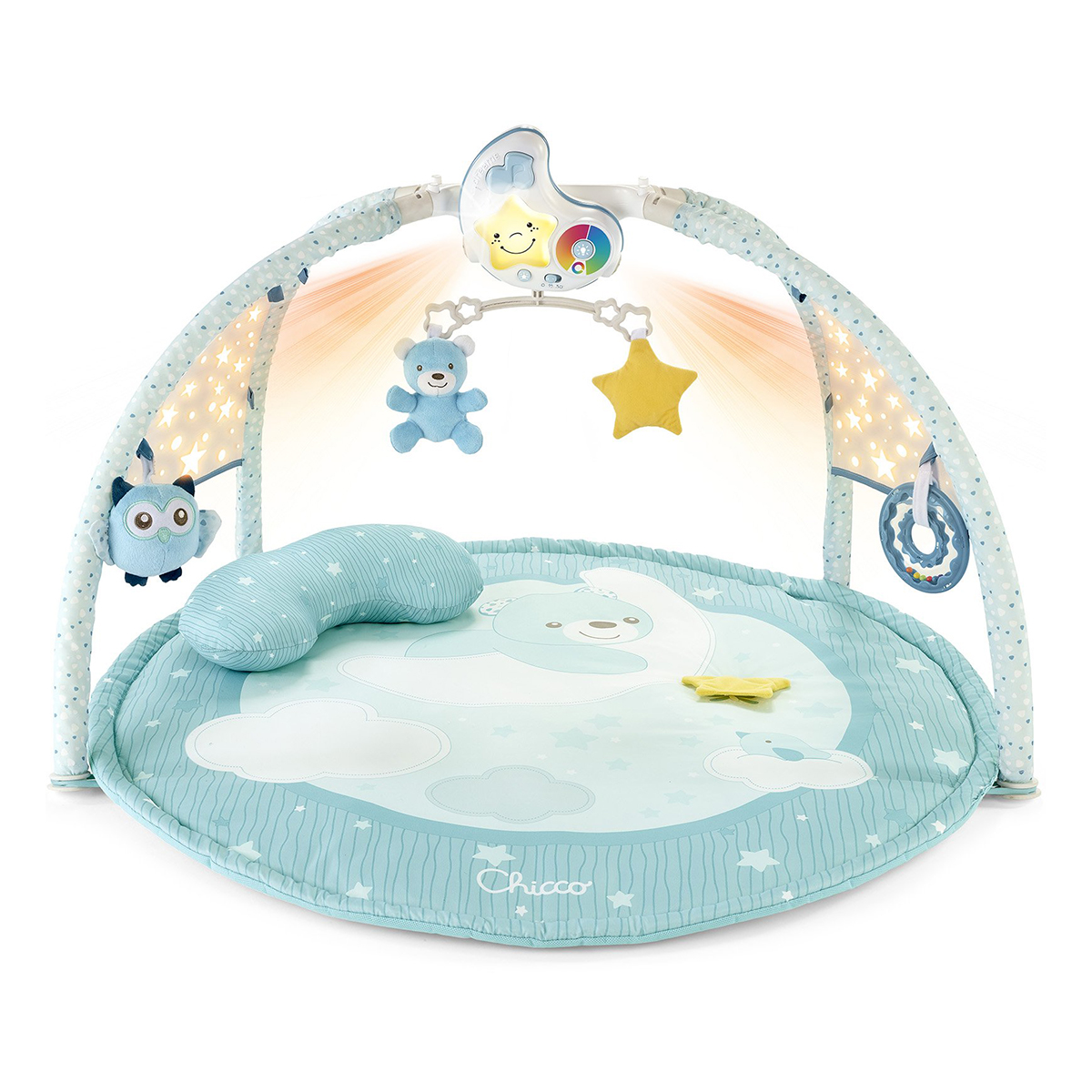 

Развивающий коврик Chicco Enjoy Colours Gym синий 09866.20 ТМ: Chicco, 09866.20