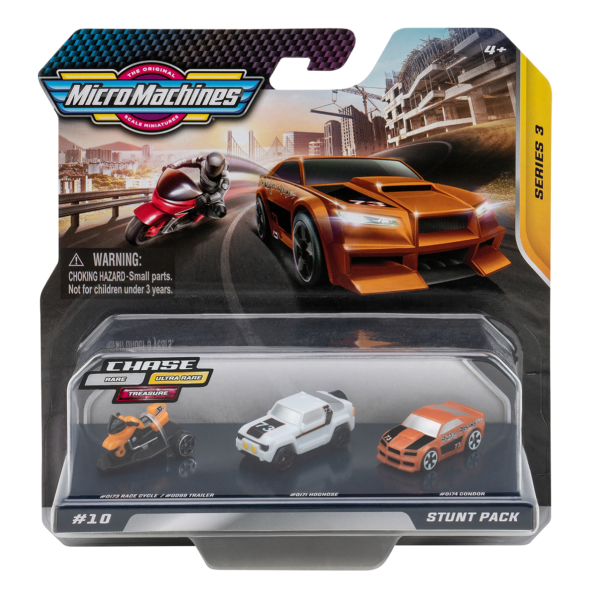 

Игровой набор Micro Machines Stunt S3, 3 шт MMW0192 ТМ: Micro Machines, MMW0192
