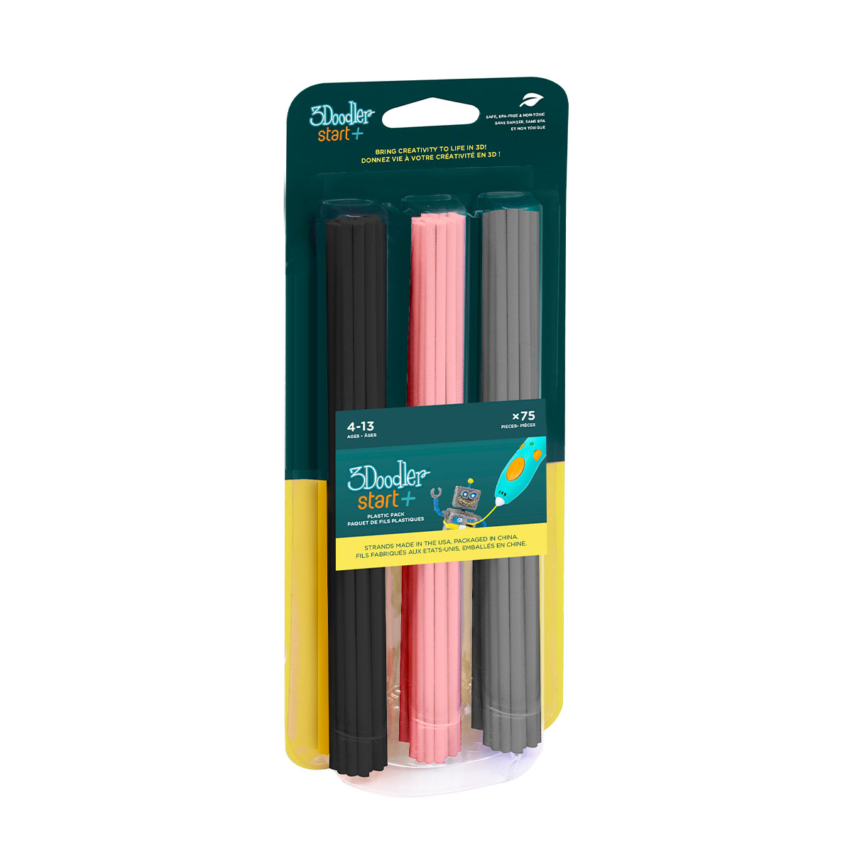 

Набор стержней для 3D-ручки 3Doodler Start Mix 75 шт 3DS-ECO-MIX3-75 ТМ: 3Doodler Start, 3DS-ECO-MIX3-75