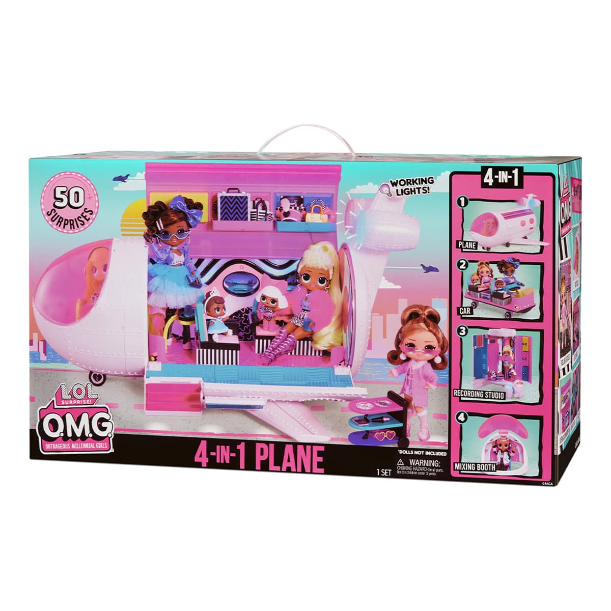 

Игровой набор L.O.L. Surprise O.M.G. Travel Самолет 576051 ТМ: L.O.L. Surprise, 576051