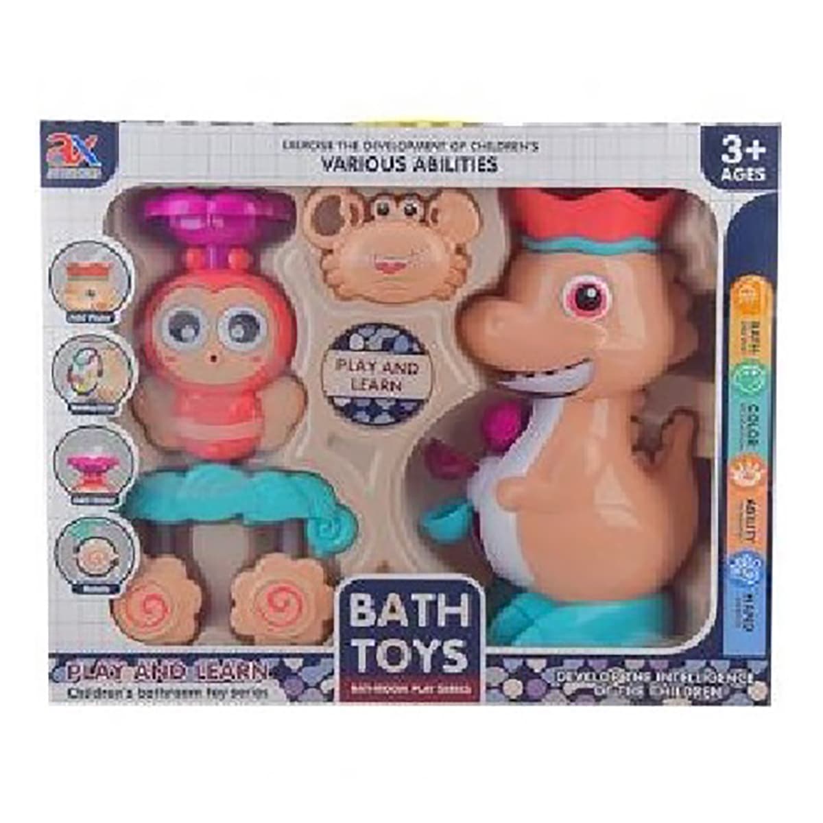 

Набор игрушек для купания Shantou Динозаврик 256B ТМ: Shantou Jinxing plastics ltd, 256B