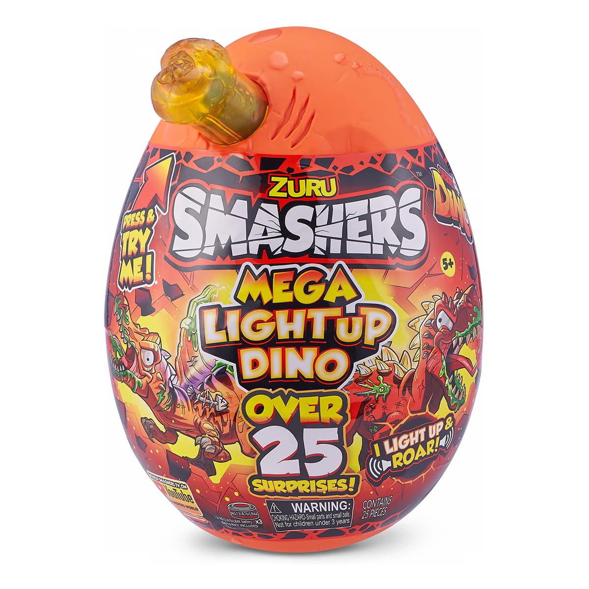 

Игровой набор-сюрприз Smashers Light-up Mega Dino 7474B ТМ: Smashers, 7474B