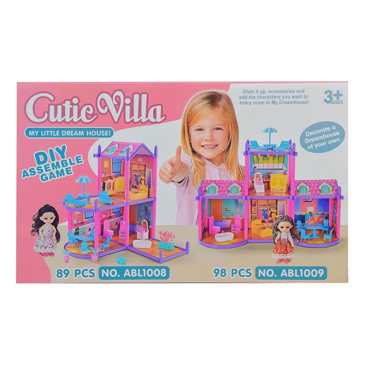 

Игровой набор Shantou Cute Домик с куклой ABL1009 ТМ: Shantou Jinxing plastics ltd, ABL1009