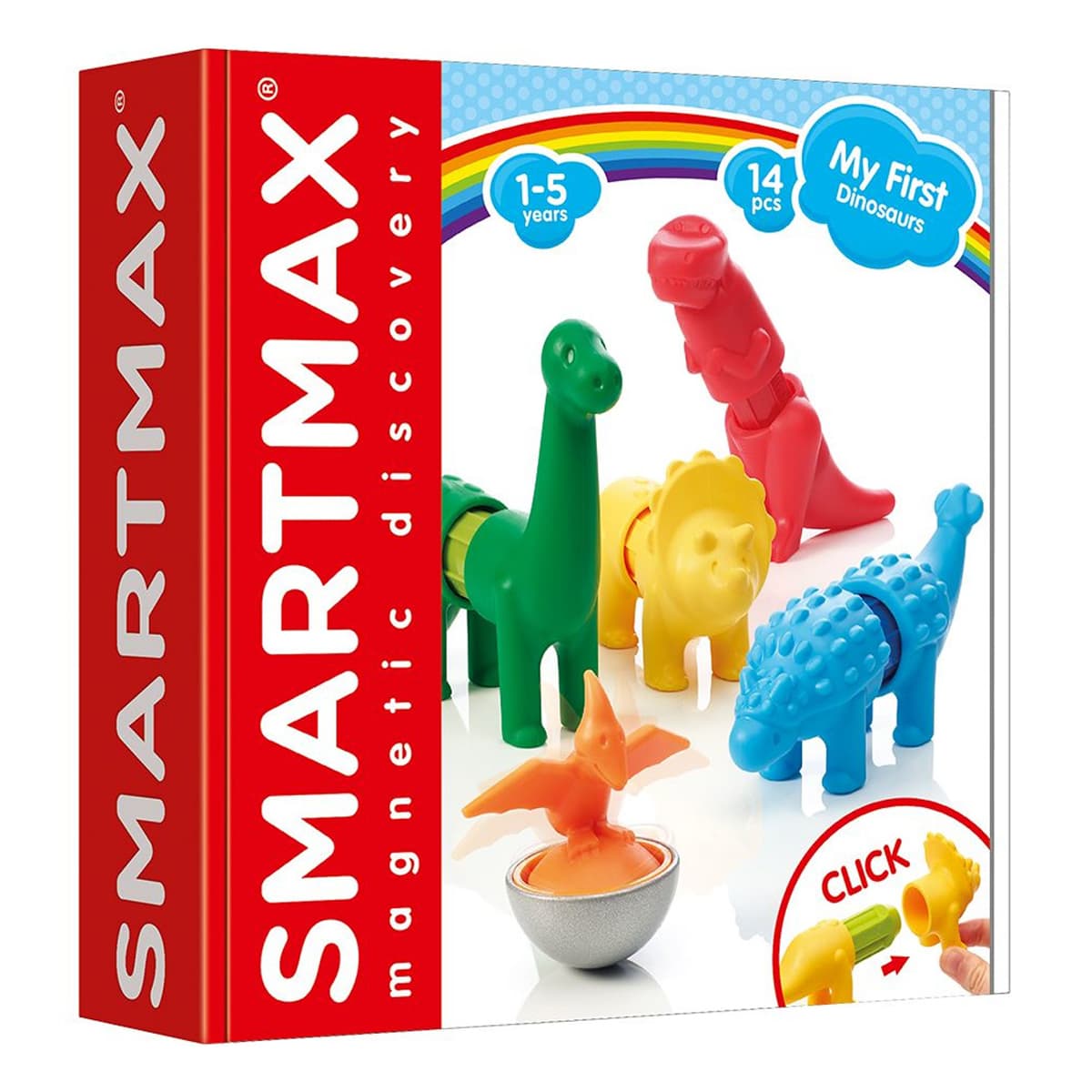 

Магнитный конструктор Smartmax Мои первые динозавры 14 эл SMX 223 ТМ: SMARTMAX, SMX 223