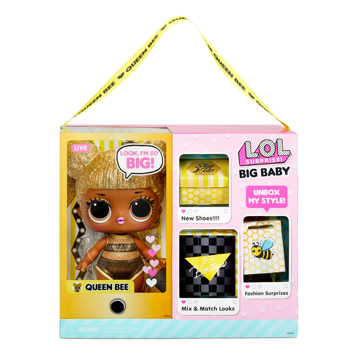

Игровой набор L.O.L. Surprise Big B.B.Doll Queen Bee 578192 ТМ: L.O.L. Surprise, 578192