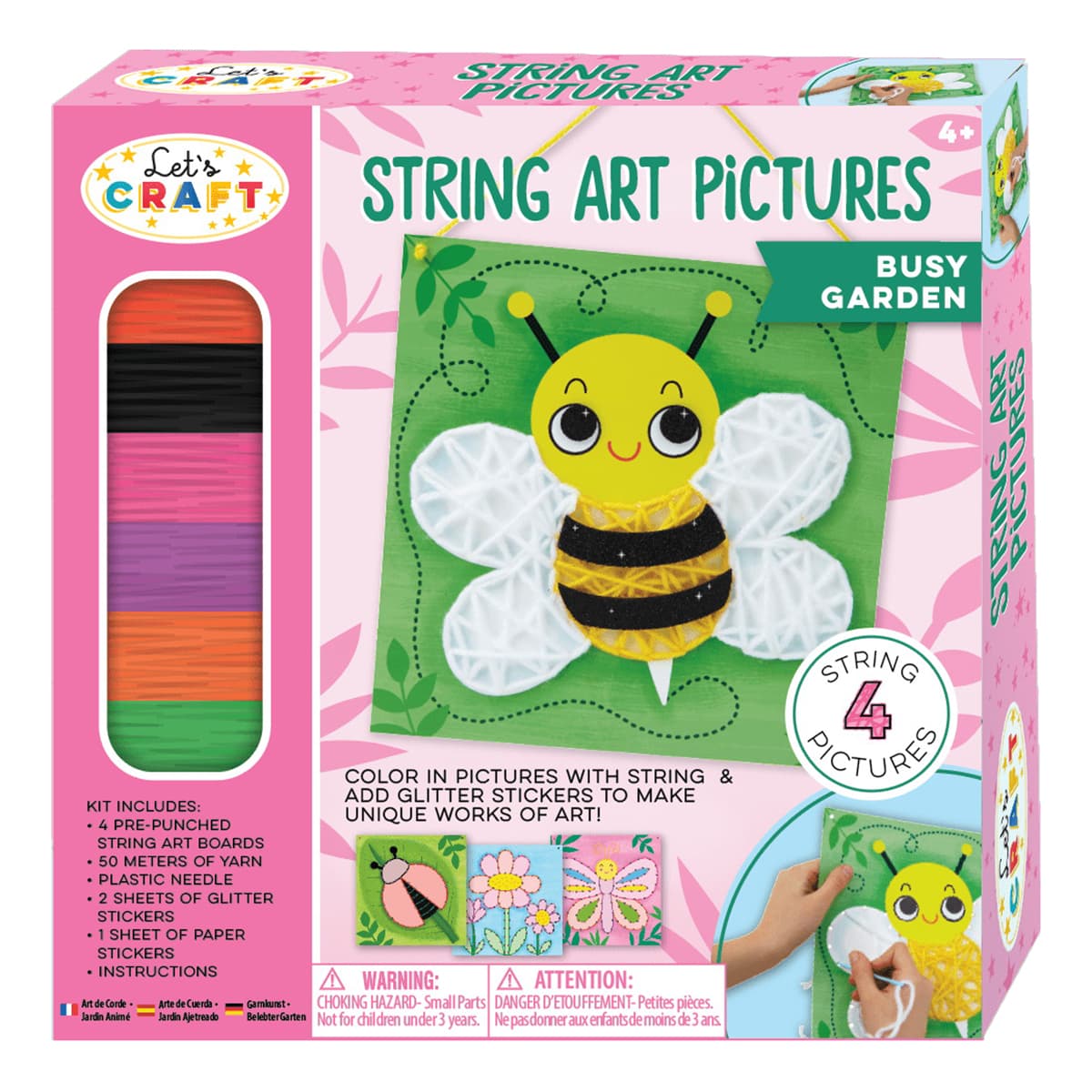 

Набор для творчества Let’s Craft String Art Цветущий сад SAP001 ТМ: Lets Craft, SAP001