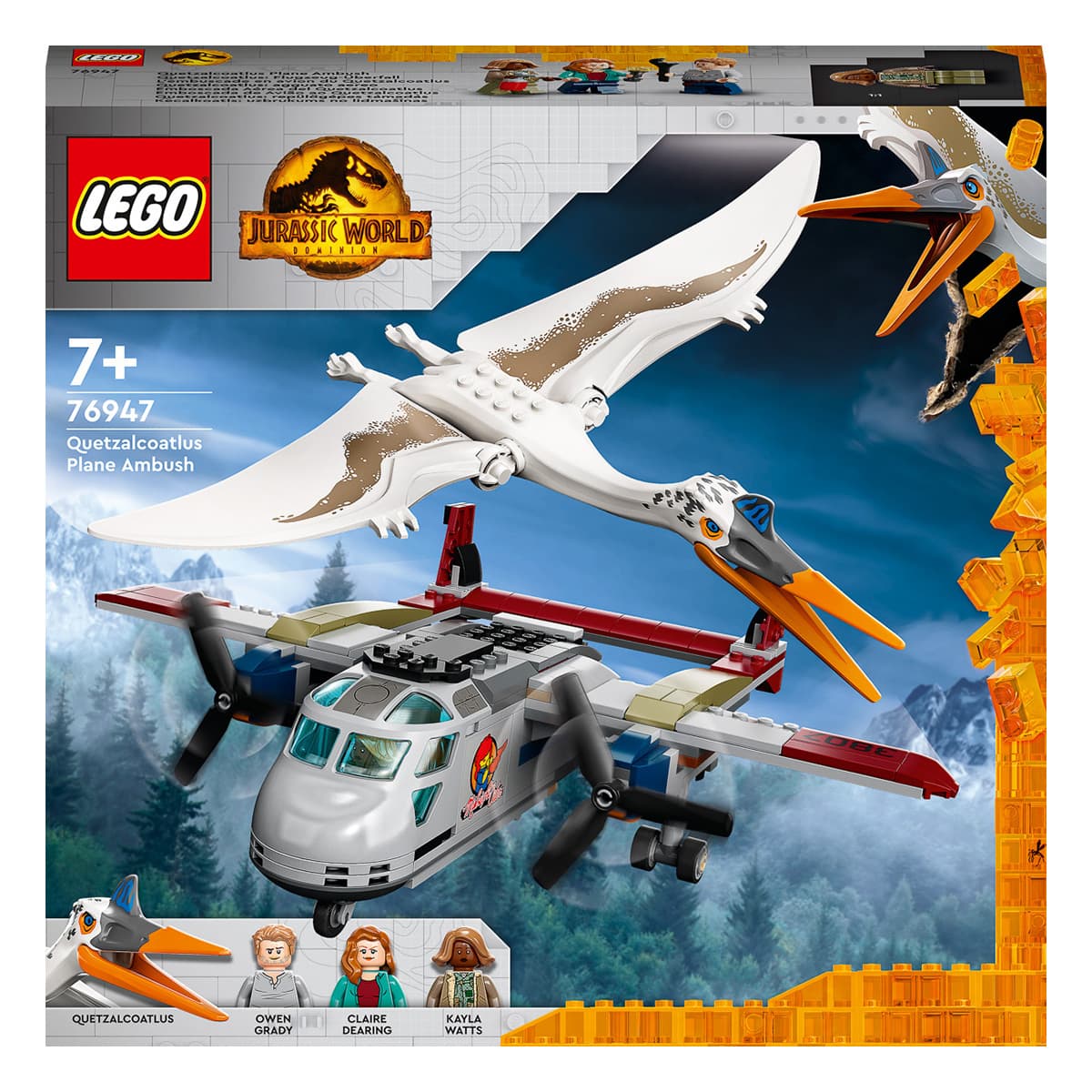 

LEGO Jurassic World Нападение кетцалькоатля на самолет 76947 76947 ТМ: LEGO, 76947