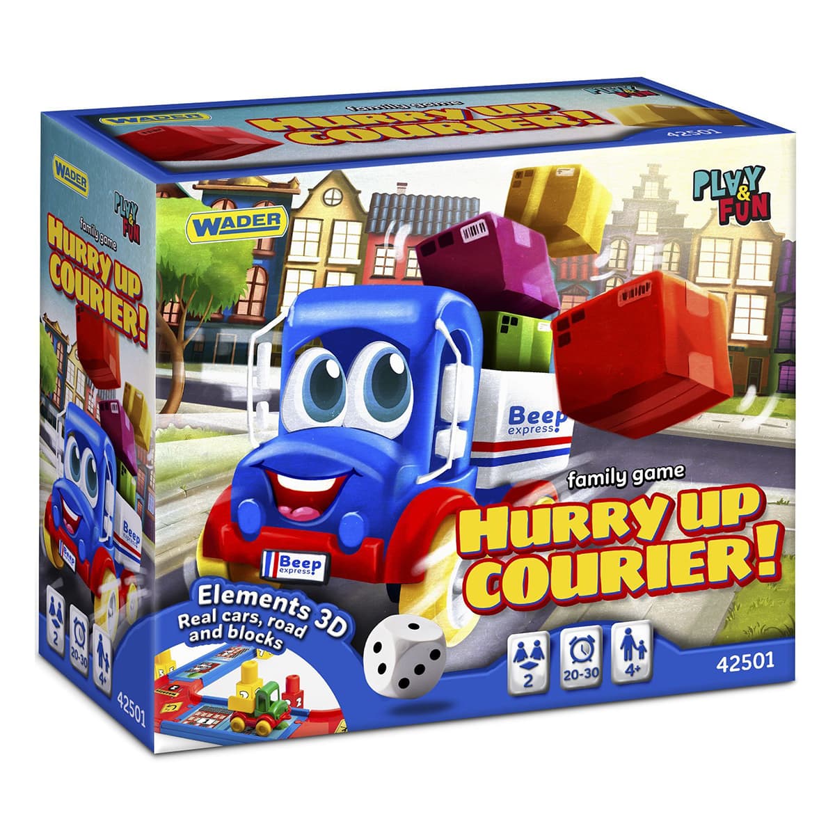 

Настольная игра Wader Play&Fun Hurry up courier 42501 ТМ: Wader, 42501