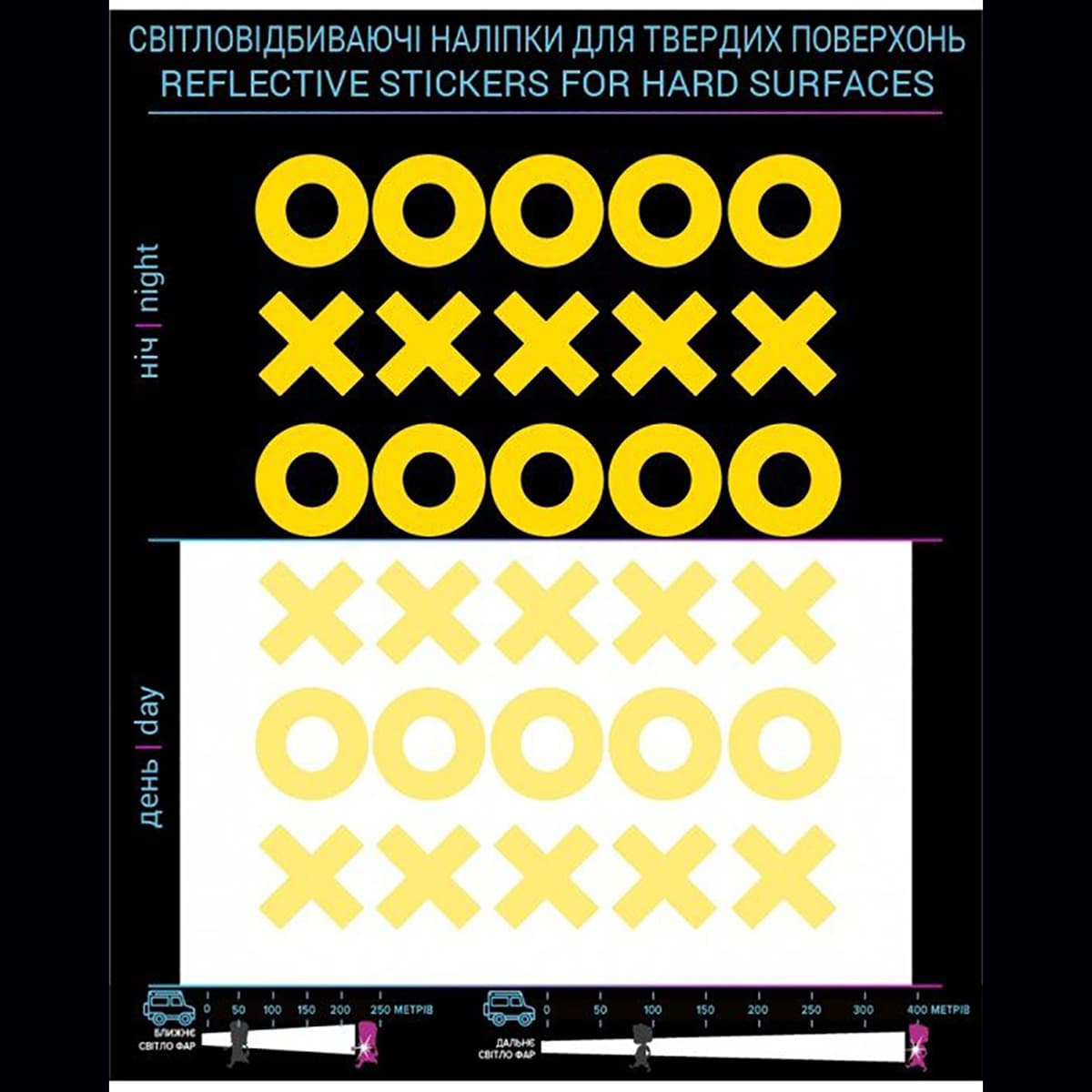 

Наклейки светоотражающие Loom Sun XO LM-10036-yellow ТМ: Loom, LM-10036-yellow