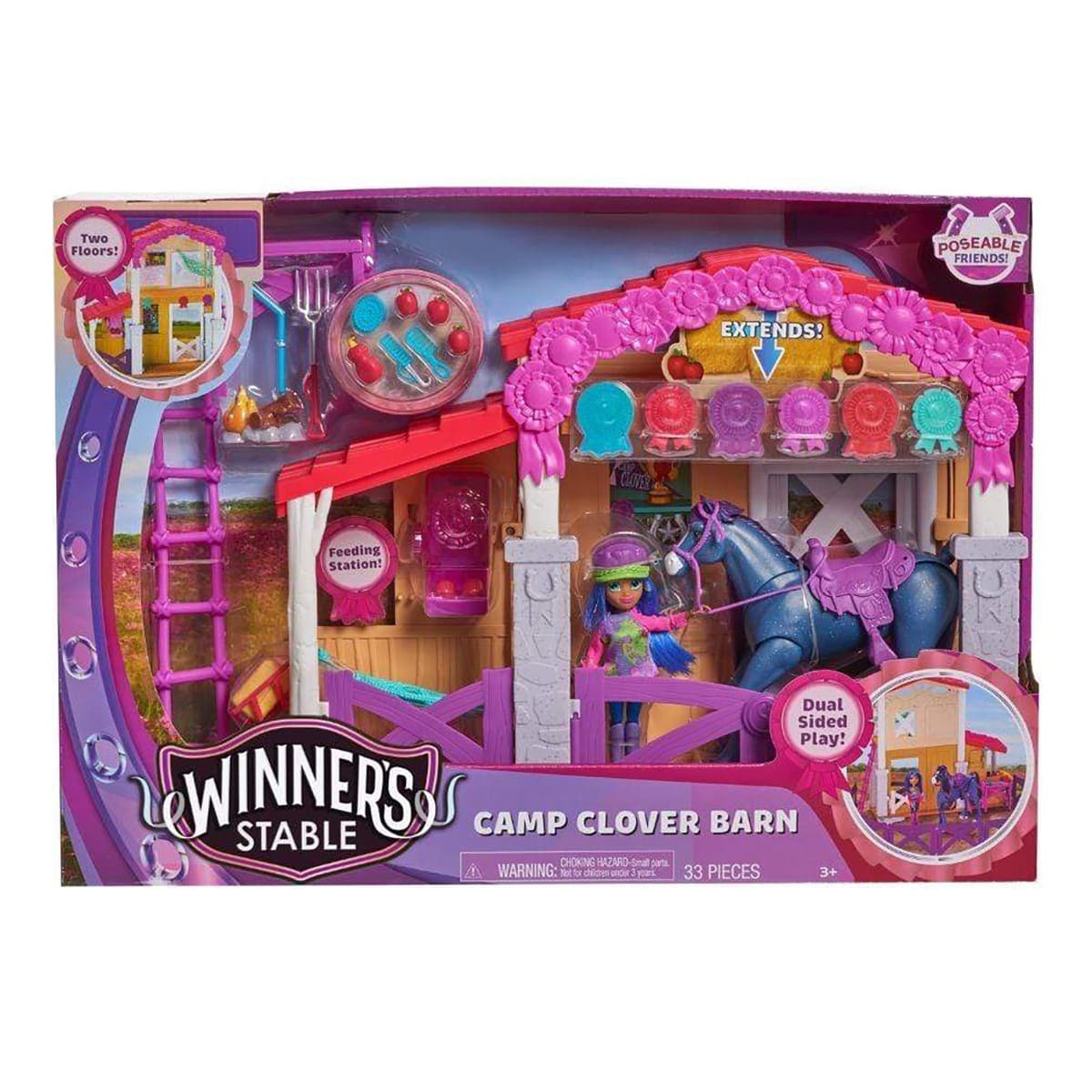 

Игровой набор Winner's Stable Кукла с лошадью 53185 ТМ: Winners Stable, 53185