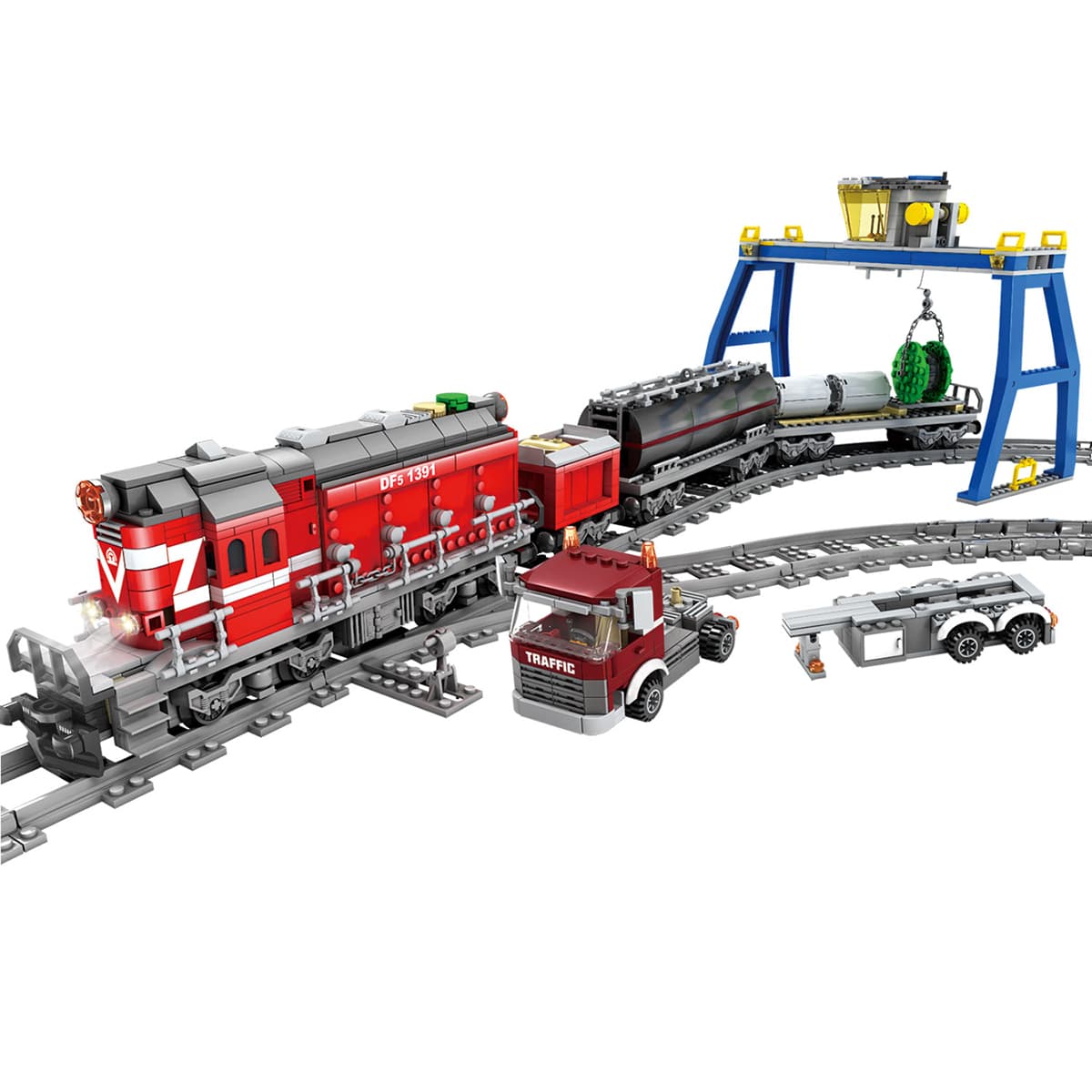 

Игровой набор Zipp Toys Поезд DF5 1391 с рельсами 956 эл 0532.01.03 ТМ: Zipp Toys, 0532.01.03