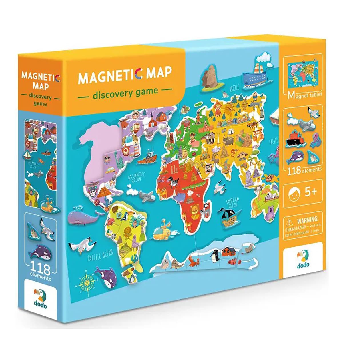 

Настольная игра DoDo Magnetic map (англ) 200201 ТМ: DoDo, 200201