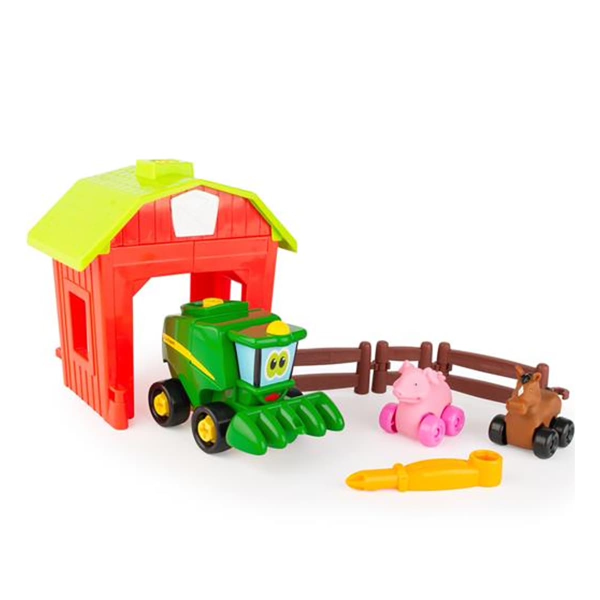

Игровой набор-конструктор John Deere Kids Собери Трактор с загоном 47210 ТМ: John Deer Kids, 47210