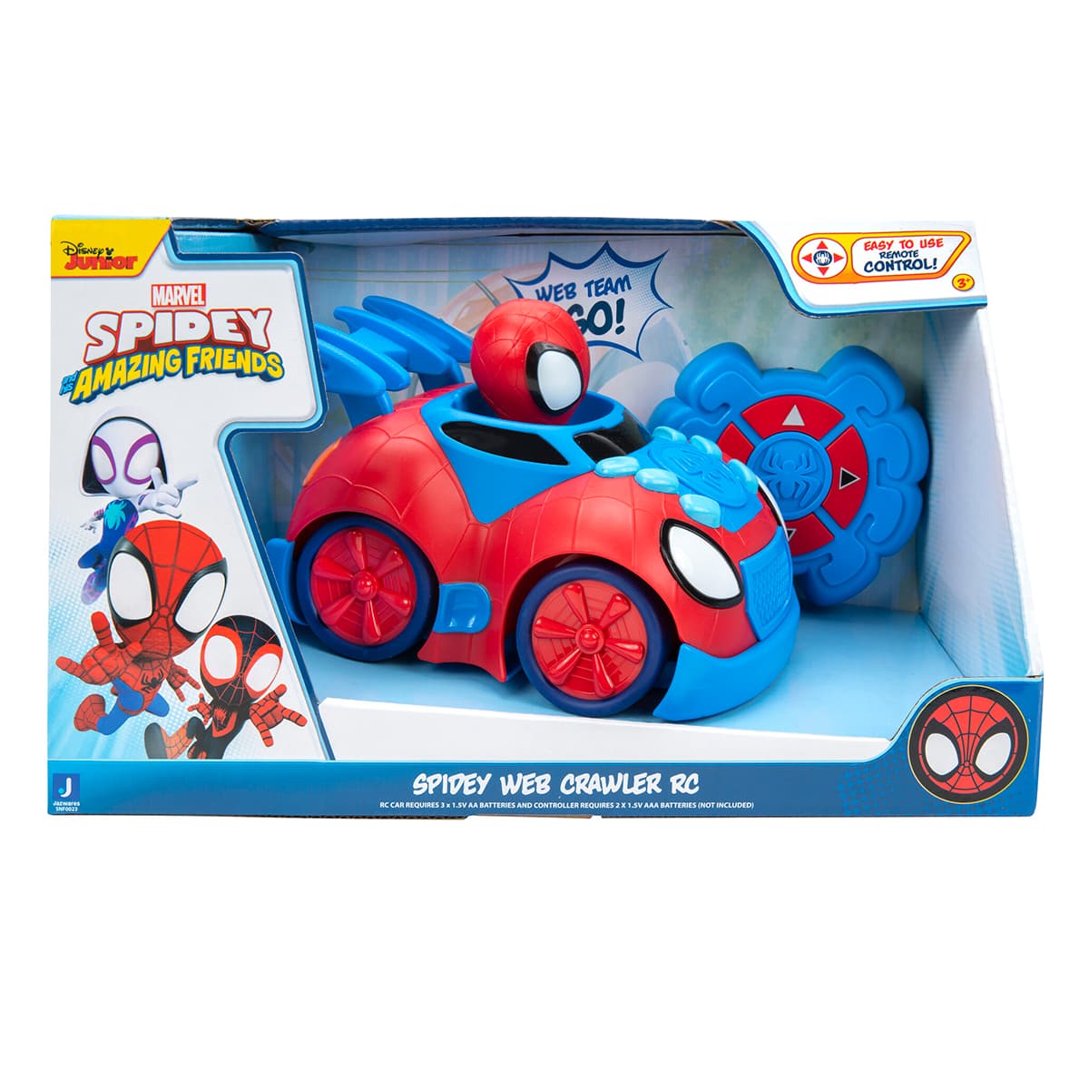 

Машинка Marvel Spidey Remote Control Vehicle Spidey RC Vehicle на р/у SNF0023 ТМ: Marvel Spidey, SNF0023