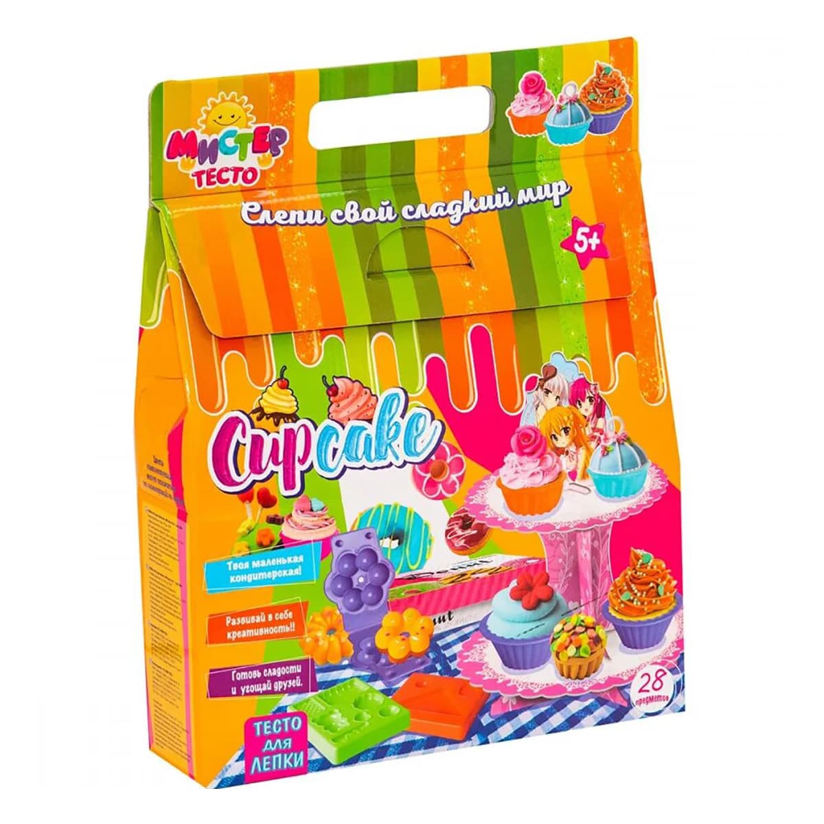 

Набор для творчества Strateg Мистер тесто Cup Cake 71302 ТМ: Strateg, 71302