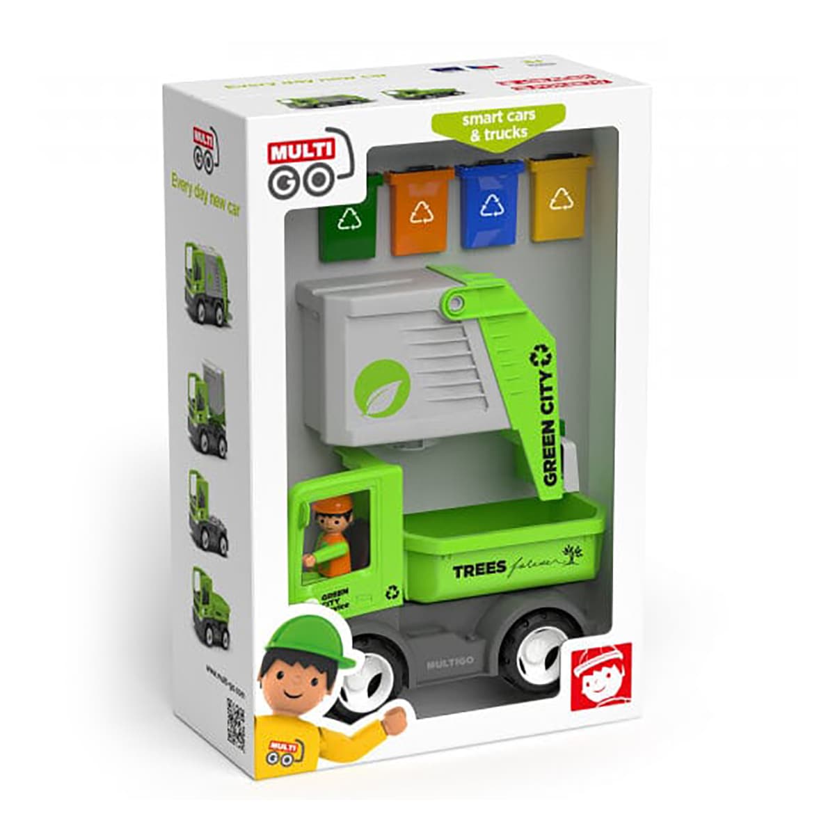

Мусоровоз MultiGO Green 27325 ТМ: MultiGO, 27325