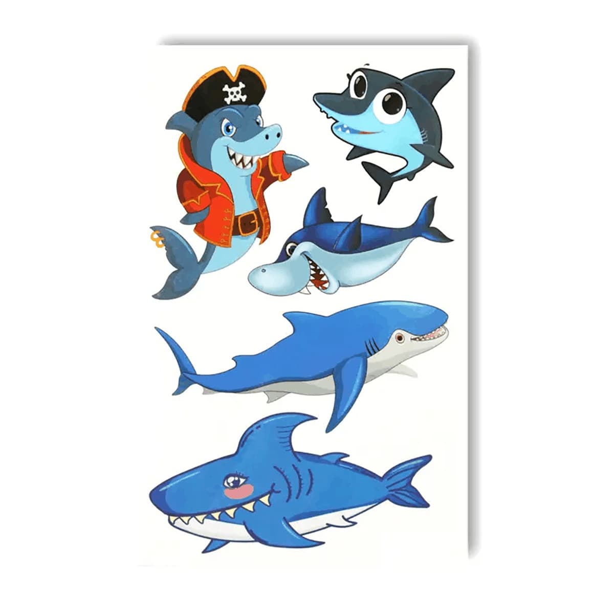 

Набор тату для тела Tattooshka Акулы WS-A002 ТМ: Tattooshka, WS-A002