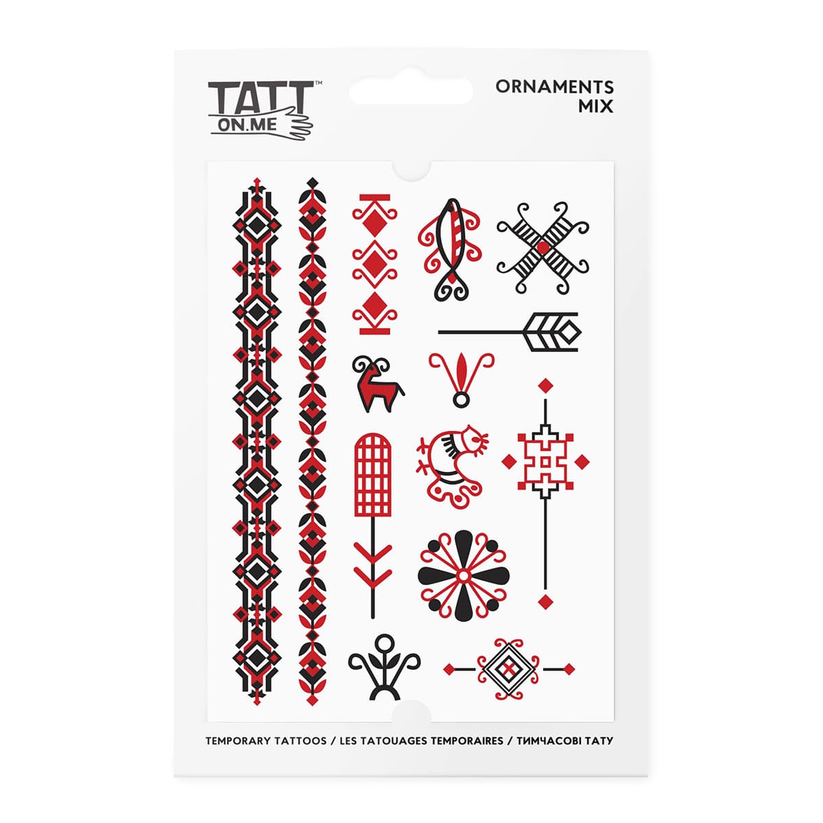 

Набор временных тату TATTon.me Ornaments mix TMOrnaments ТМ: TATTon.me, TMOrnaments