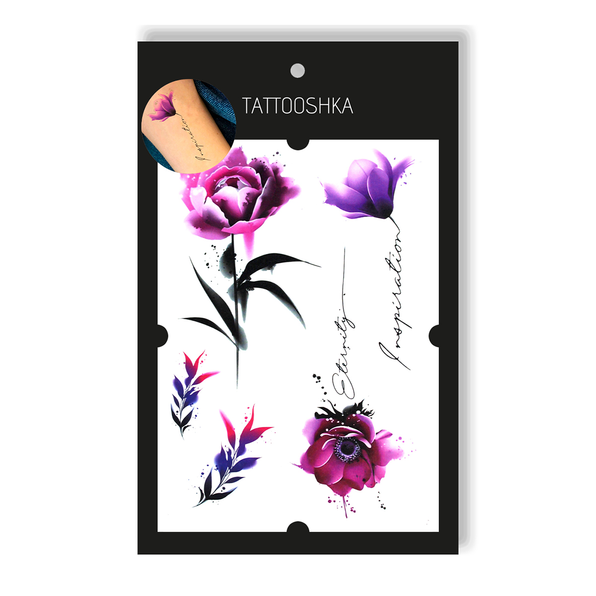 

Набор временных тату Tattooshka Изящная Роза TH-721 ТМ: Tattooshka, TH-721