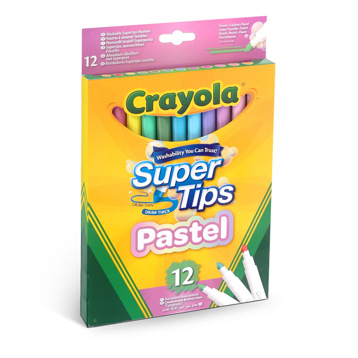 

Набор фломастеров Crayola Super Tips Pastel 12 шт 58-7515 ТМ: Crayola, 58-7515