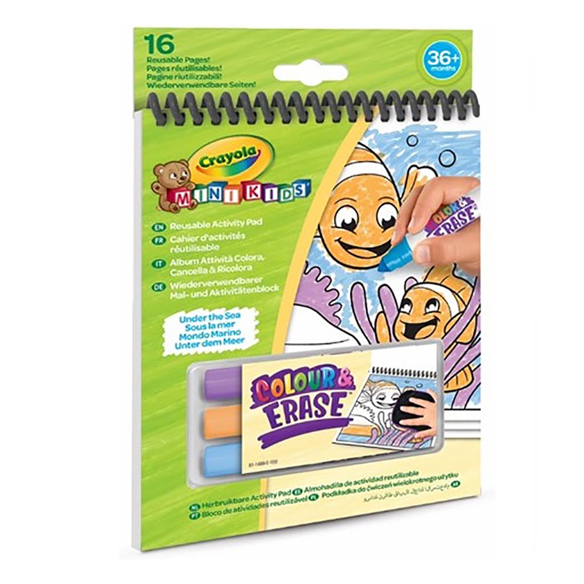 

Раскраска многоразовая Crayola Mini Kids Море 81-1499-1 ТМ: Crayola, 81-1499-1