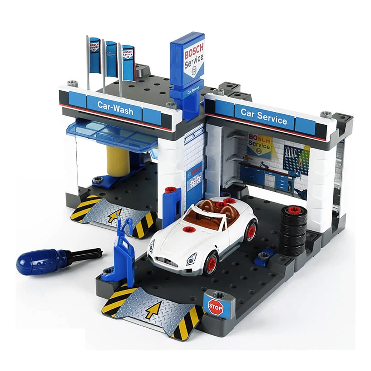 

Конструктор Bosch Mini Car Service 8647 ТМ: Bosch Mini, 8647