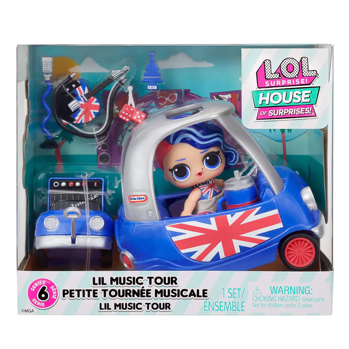 

Игровой набор L.O.L. Surprise House of Surprises Lil Music Tour 583783 ТМ: L.O.L. Surprise, 583783