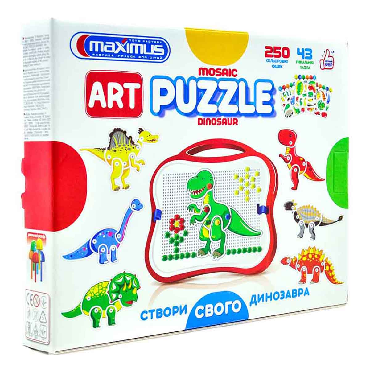 

Пазл-мозаика Maximus Art Dinosaur 293 эл (укр) 5422 ТМ: Maximus, 5422