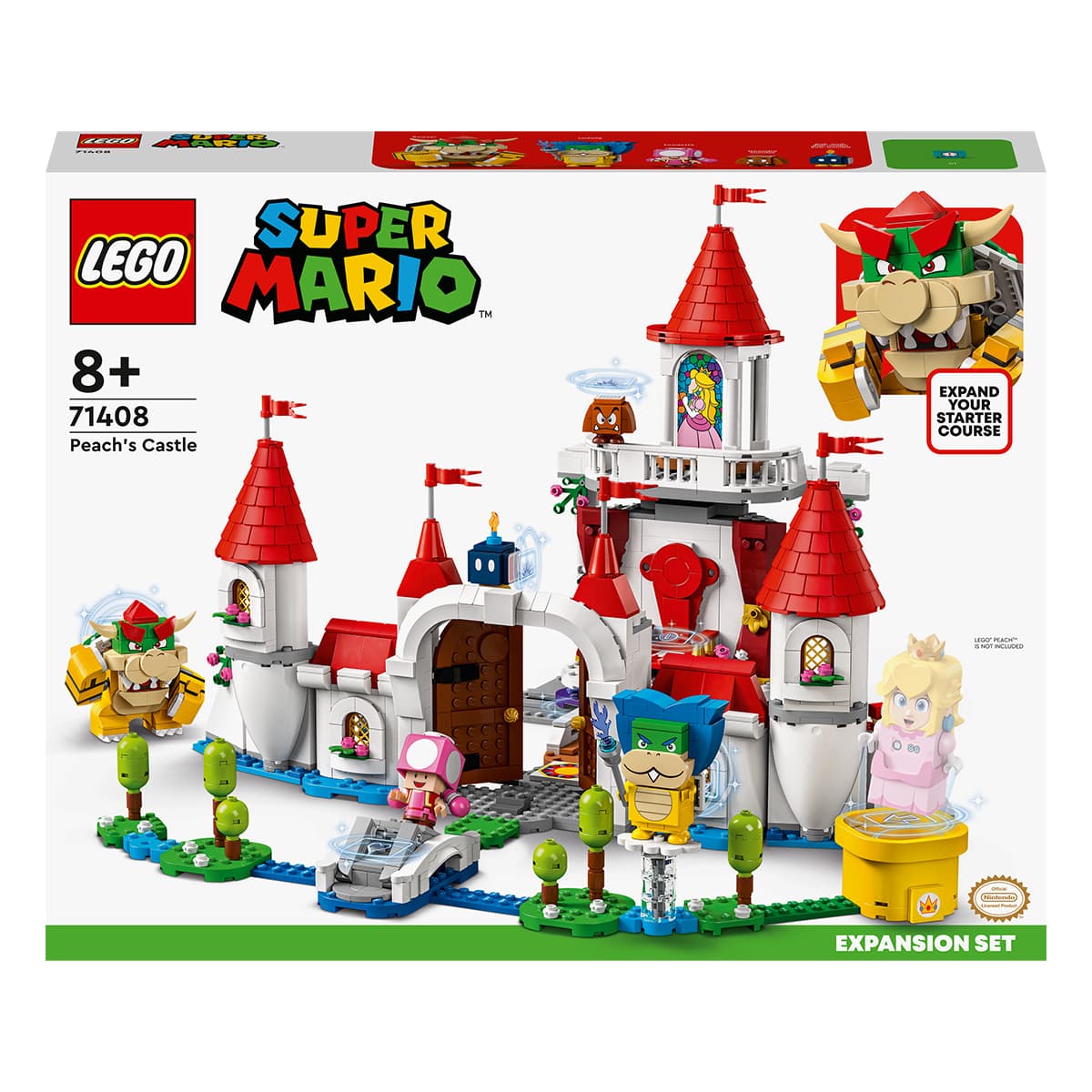 

LEGO Super Mario Дополнительный набор «Замок Персика» 71408 71408 ТМ: LEGO, 71408