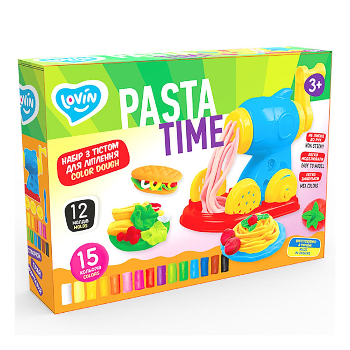 

Набор для лепки с тестом Lovin Pasta Time 41195 ТМ: Lovin, 41195