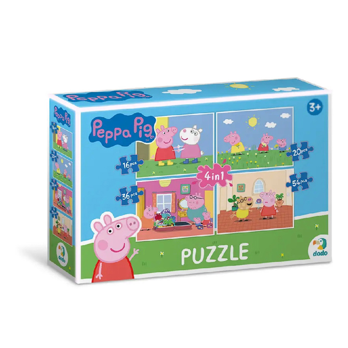 

Пазл 4 в 1 Dodo Peppa Pig Жизнь Пеппы 200343 ТМ: DoDo, 200343