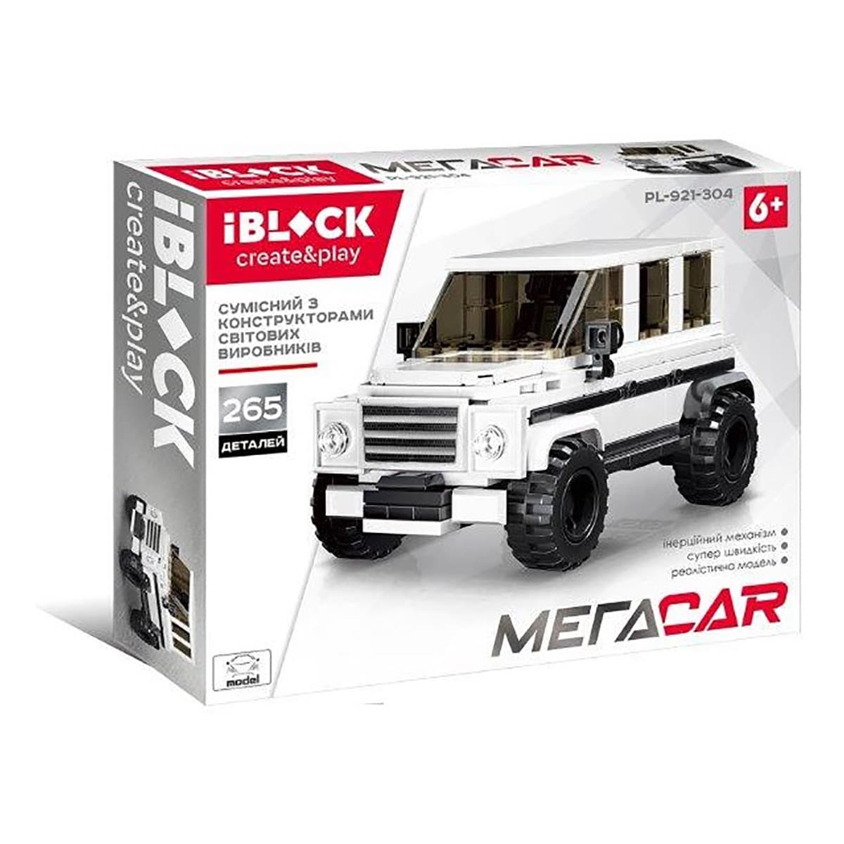 

Конструктор Iblock PL-921-304 Мега Car 265 эл PL-921-304 ТМ: IBLOCK, PL-921-304