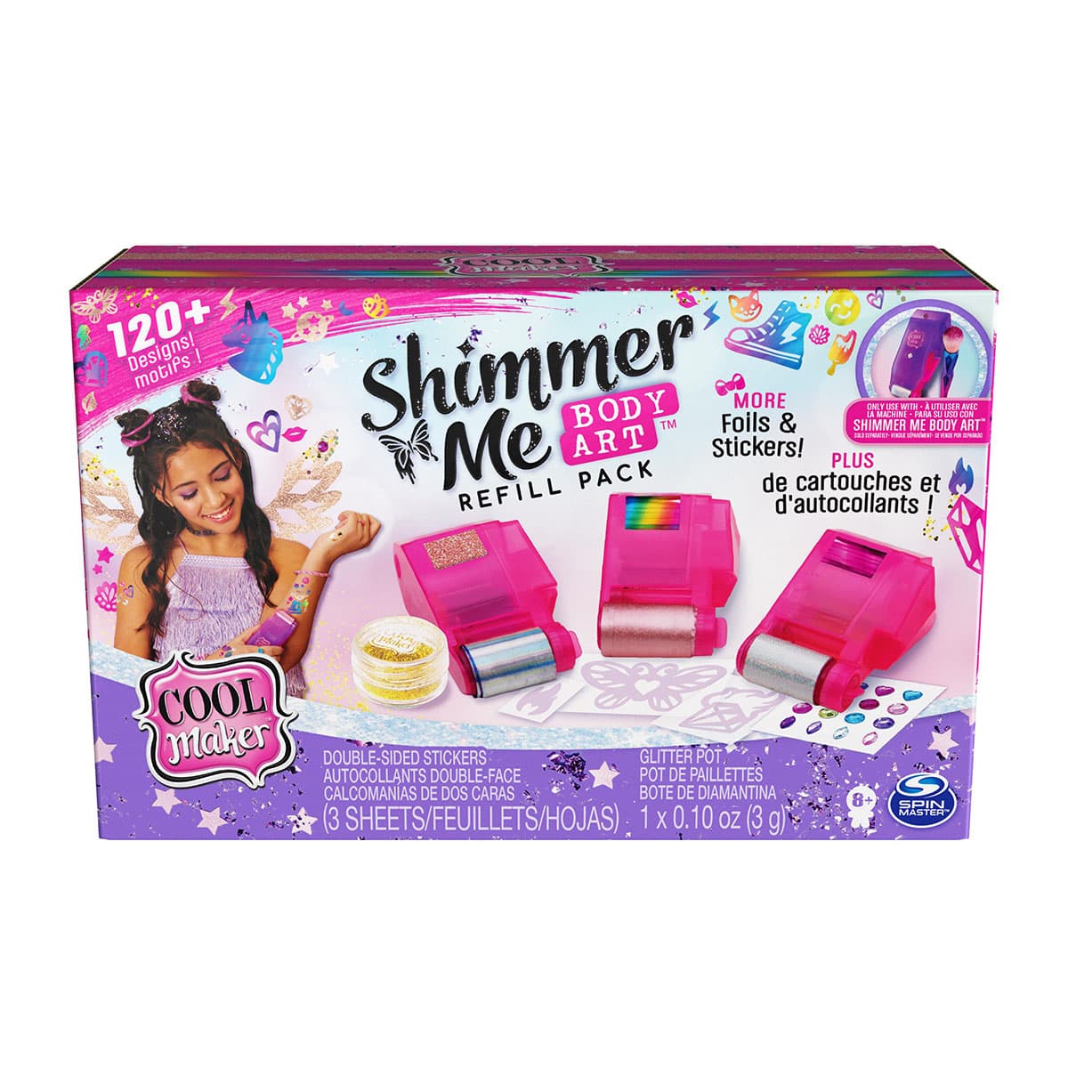 

Дополнительный набор для боди-арта Cool Maker Shimmer Me SM37559 ТМ: Cool Maker, SM37559