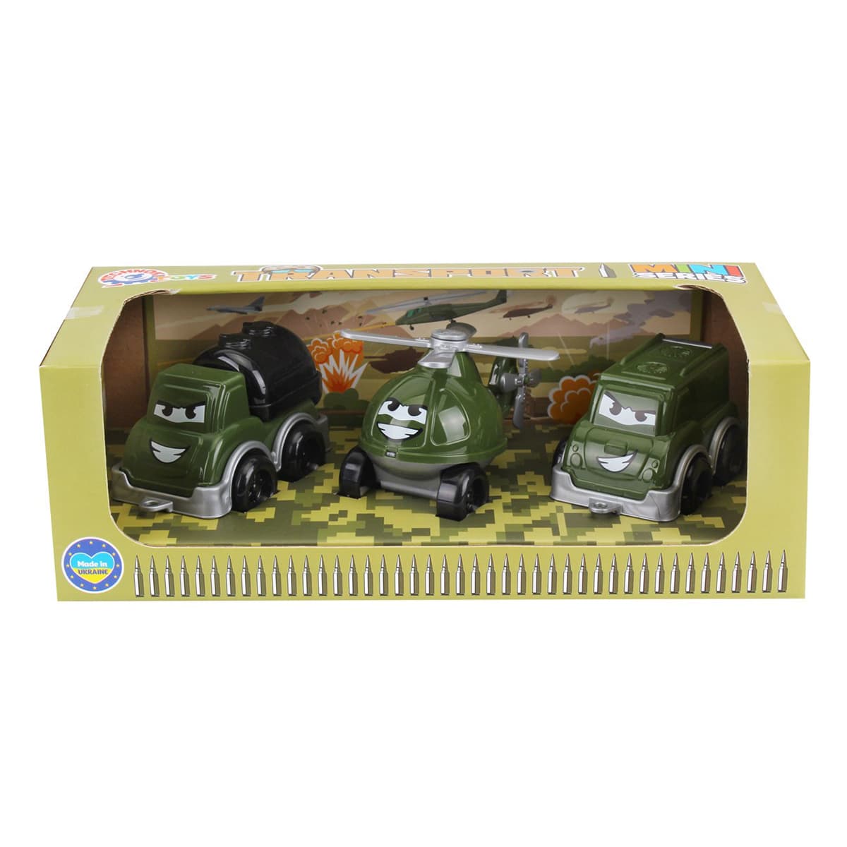 

Игровой набор Технок Военный транспорт Мини 9192 ТМ: Технок, 9192