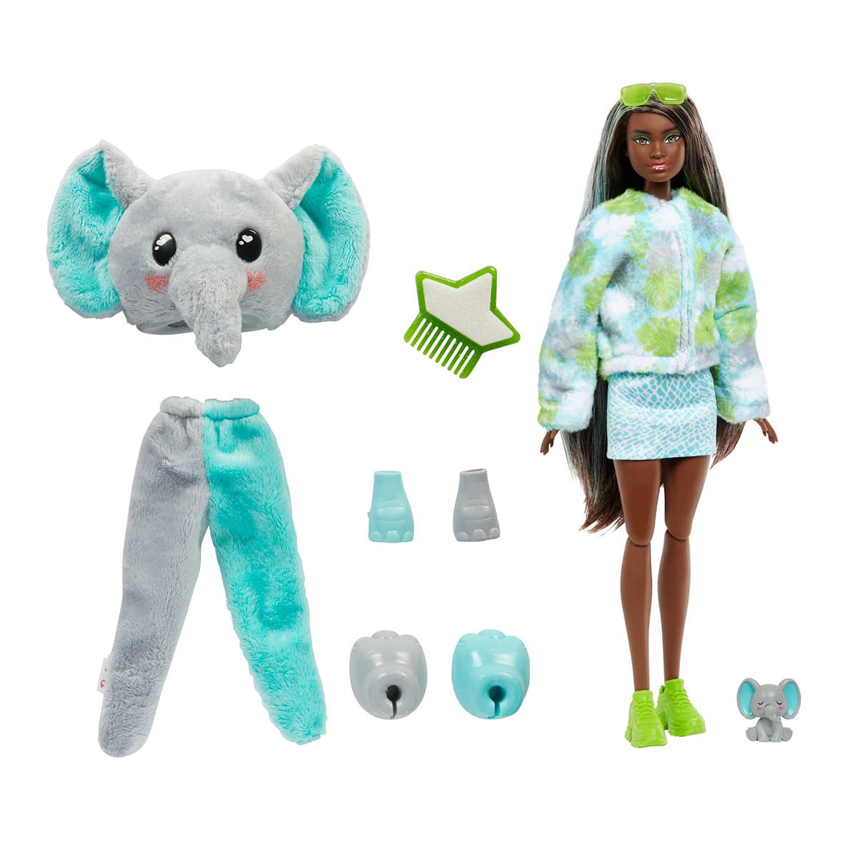 

Кукла Barbie Cutie Reveal Друзья из джунглей Слоненок HKP98 ТМ: Barbie (Mattel), HKP98