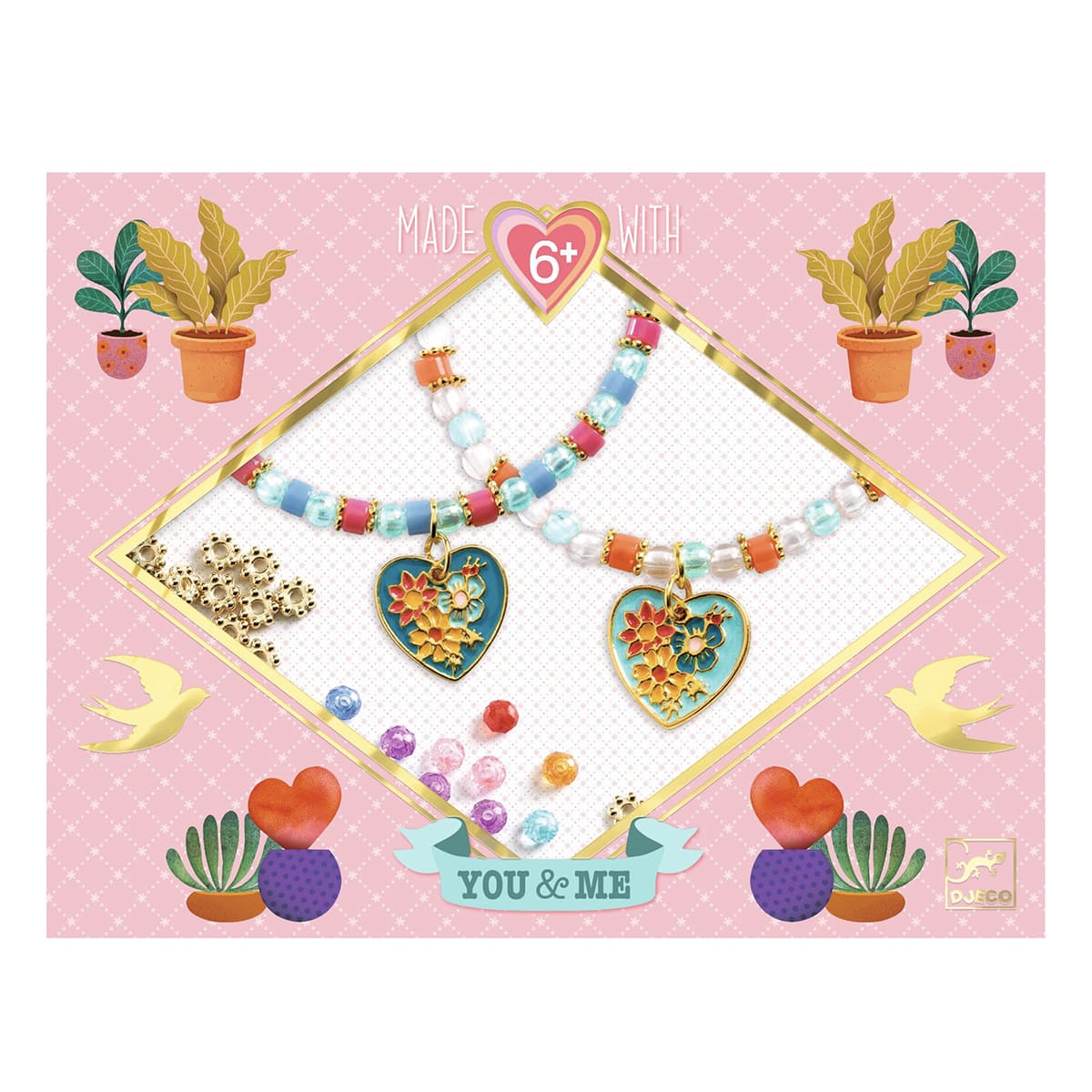

Набор для изготовления браслетов дружбы Djeco Hearts DJ00010 ТМ: Djeco, DJ00010